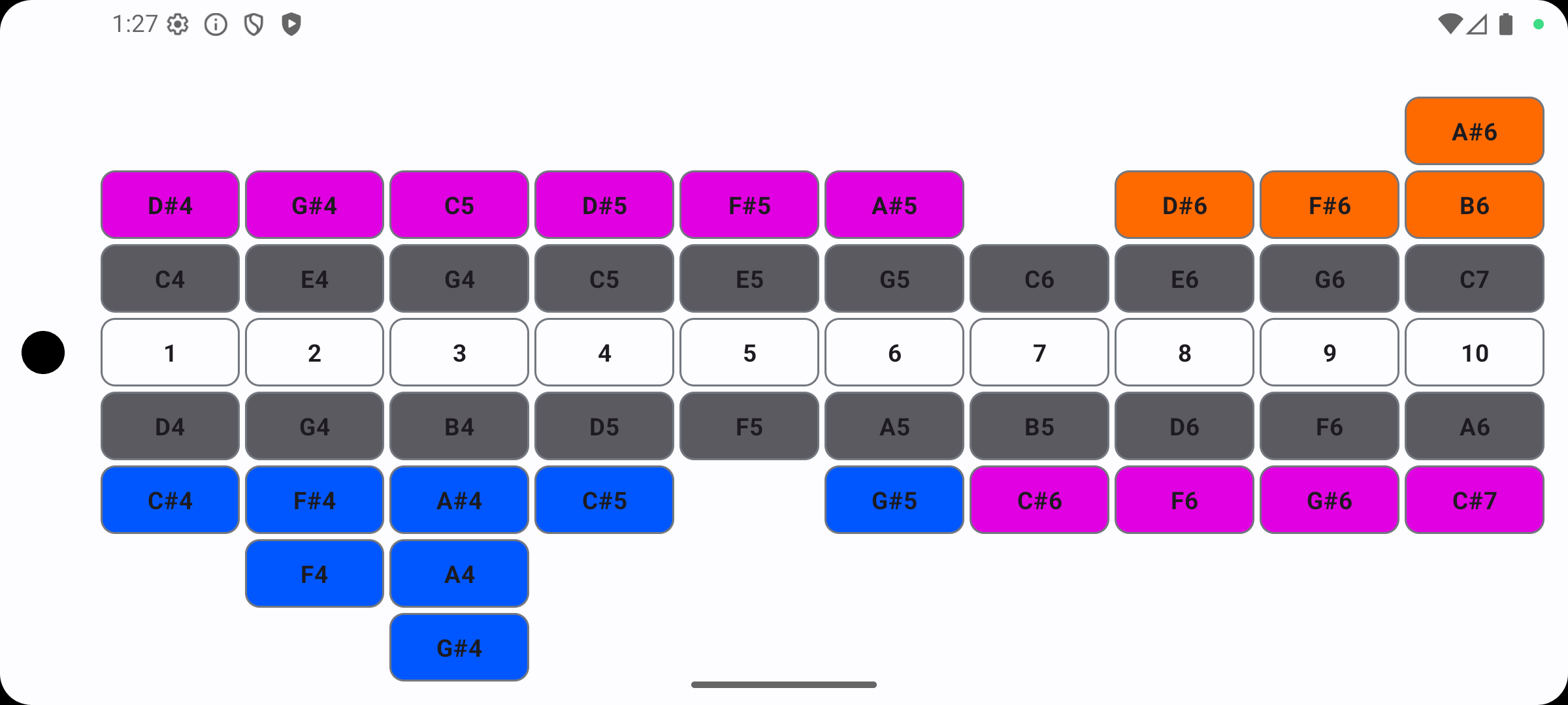 Screenshot of Let's Bend: Harmonica Tuner
