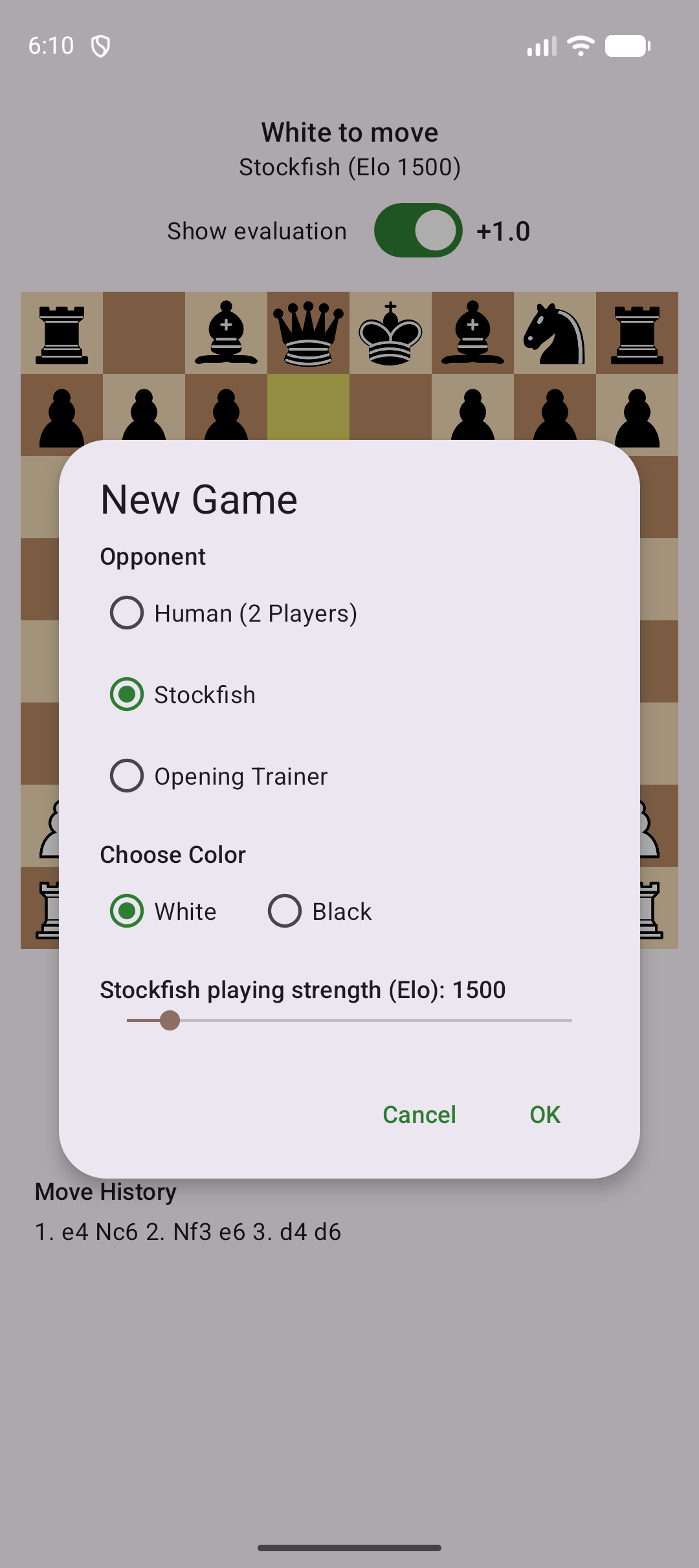 Screenshot of MoveAPiece