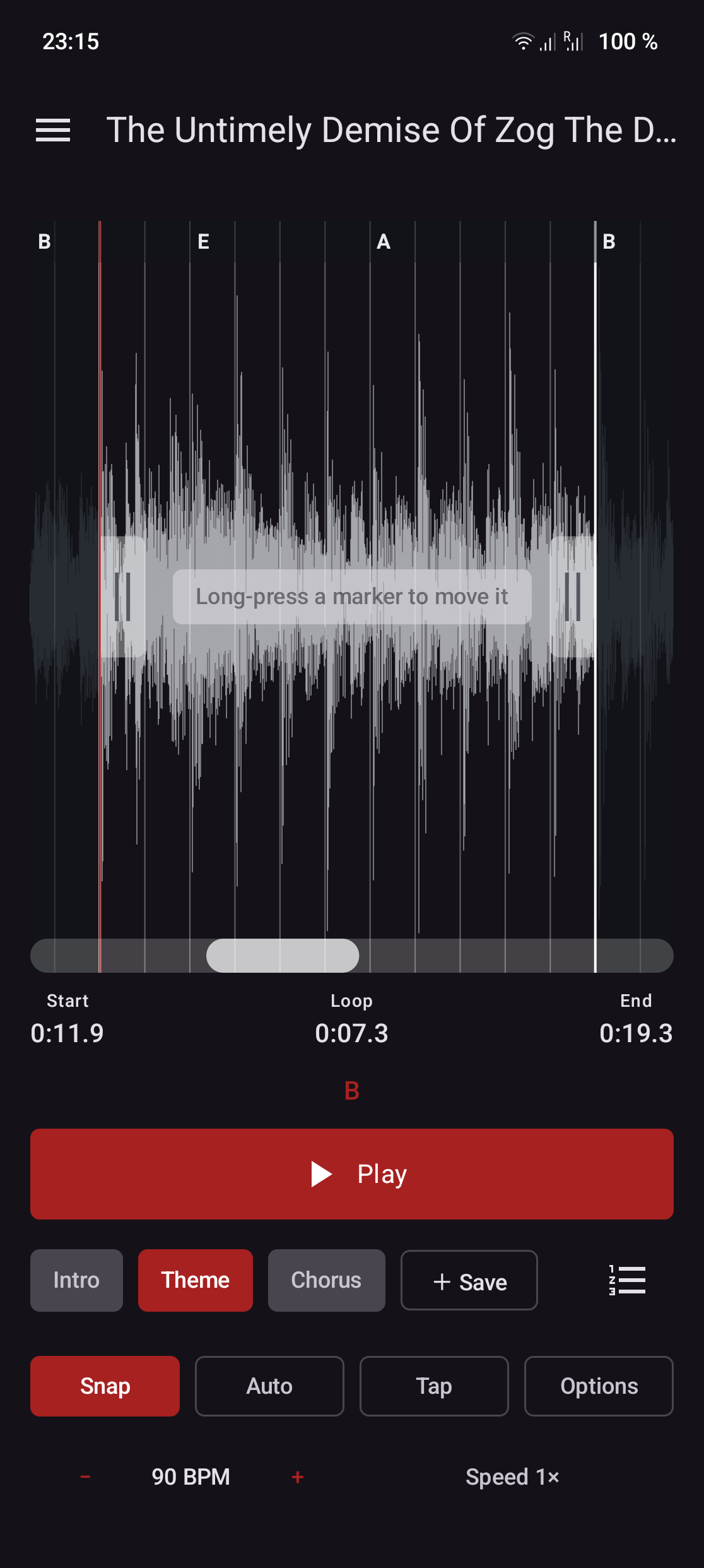 Screenshot of Rubber Ring