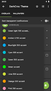 Screenshot of DarkCroc Theme