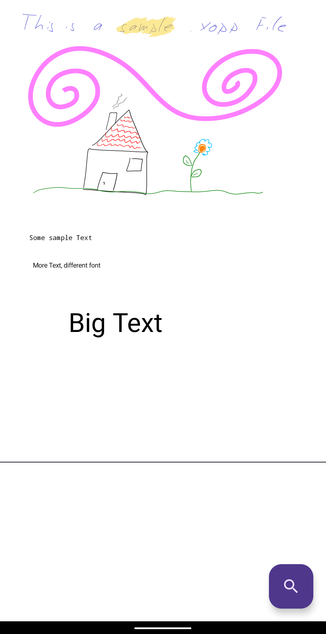 Screenshot of Xournal++ viewer
