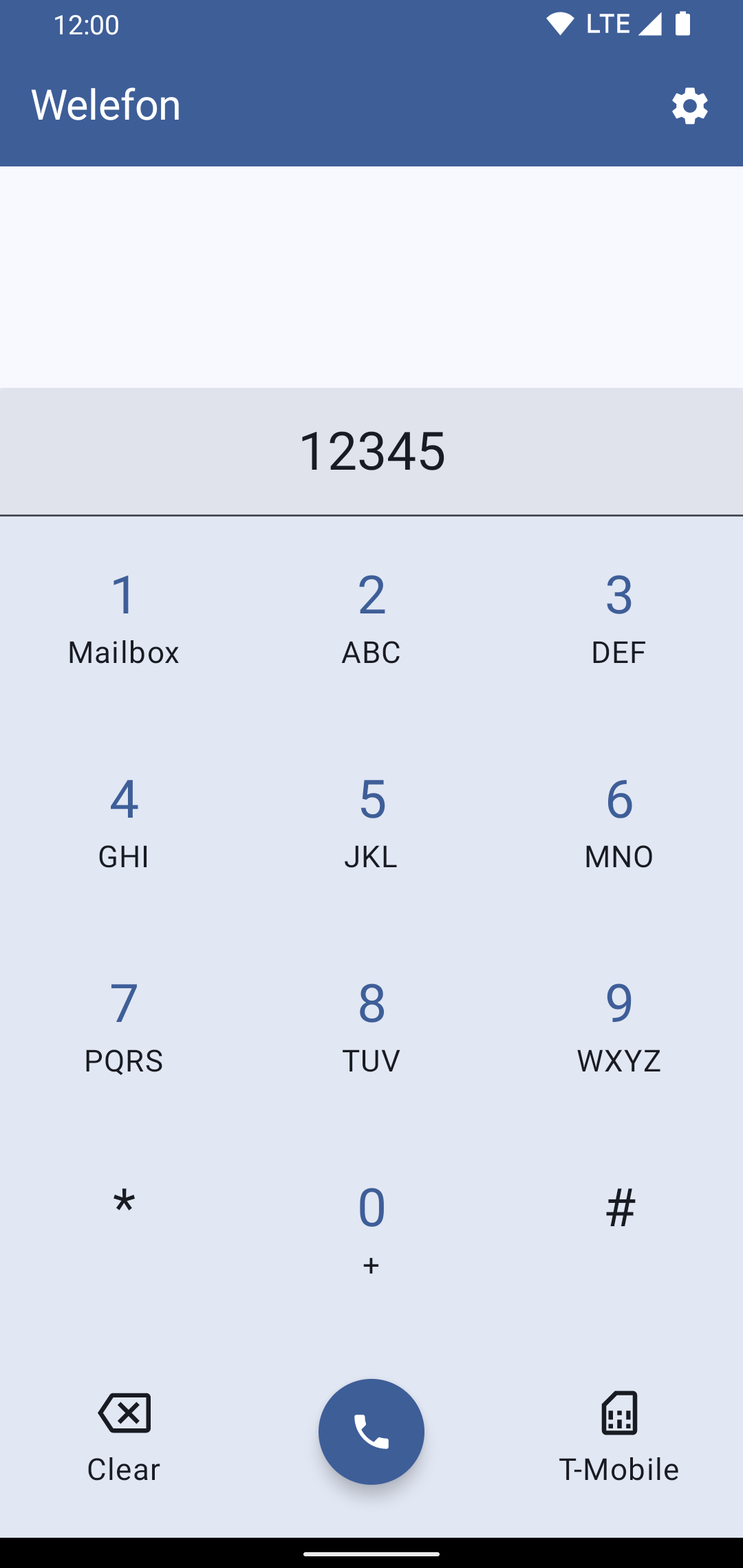 Screenshot of Welefon
