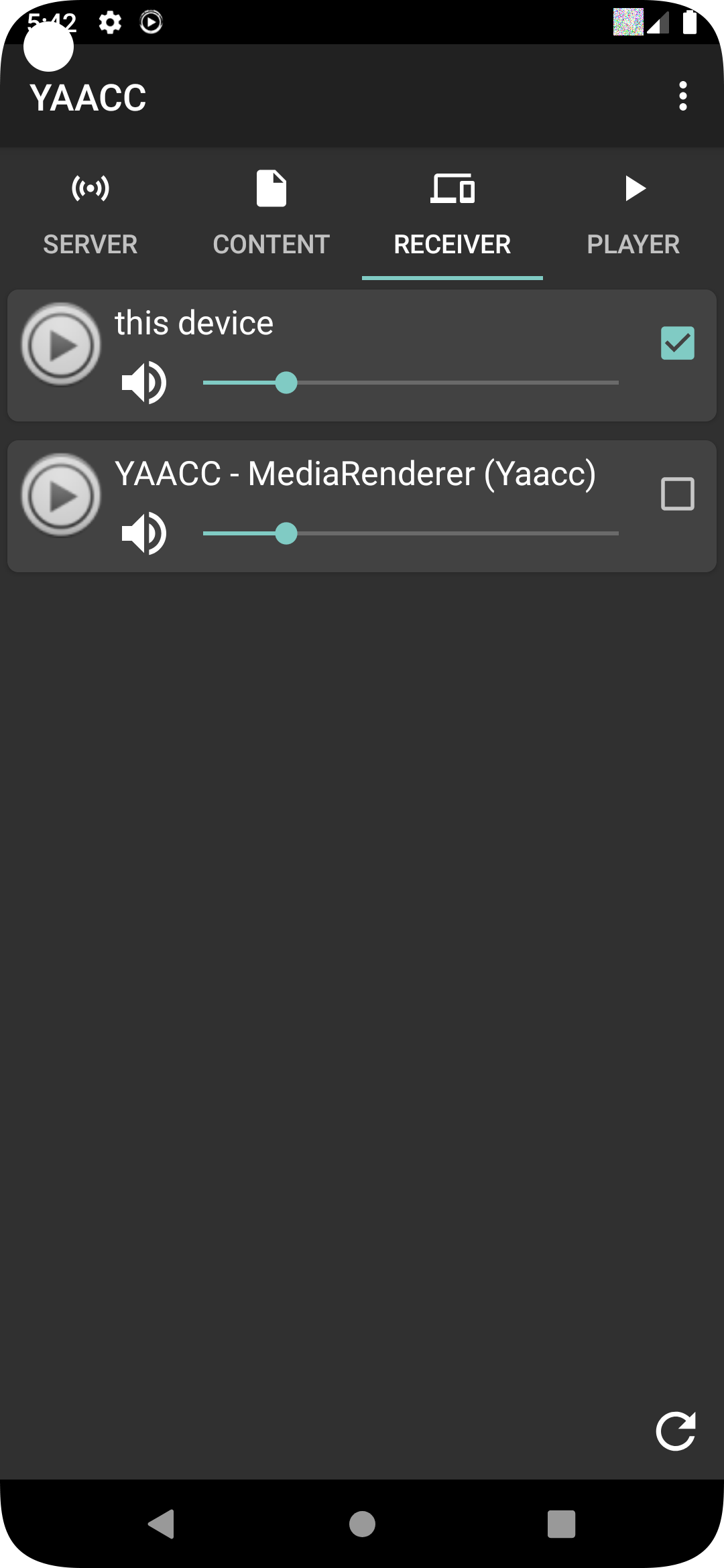 Screenshot of Yaacc
