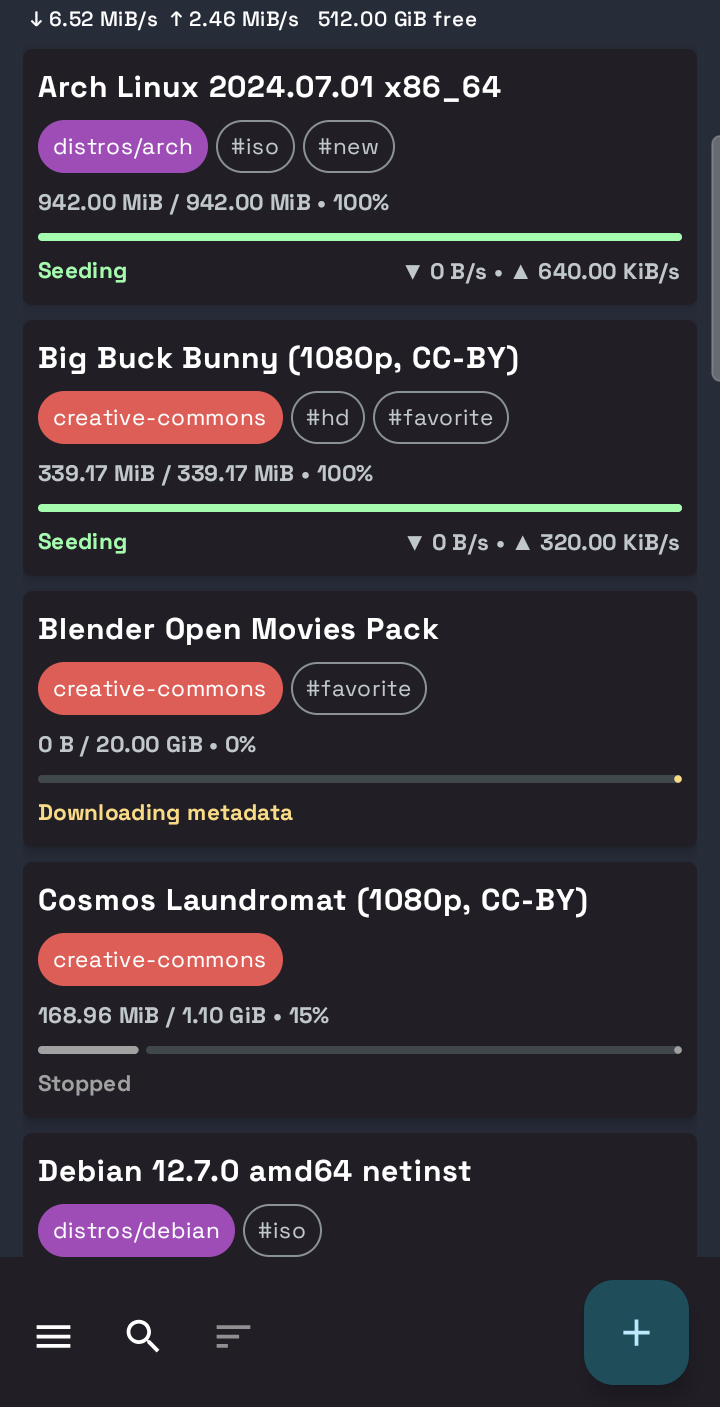 Screenshot of Captain qBit