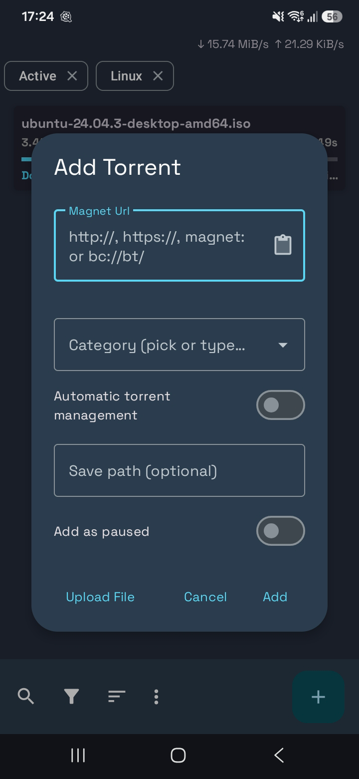 Screenshot of Captain qBit