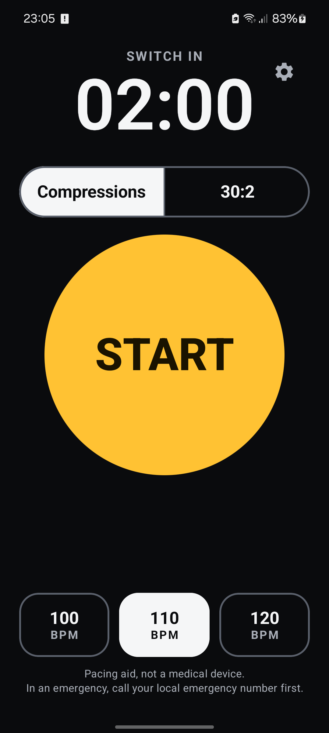 Screenshot of CPR Beat