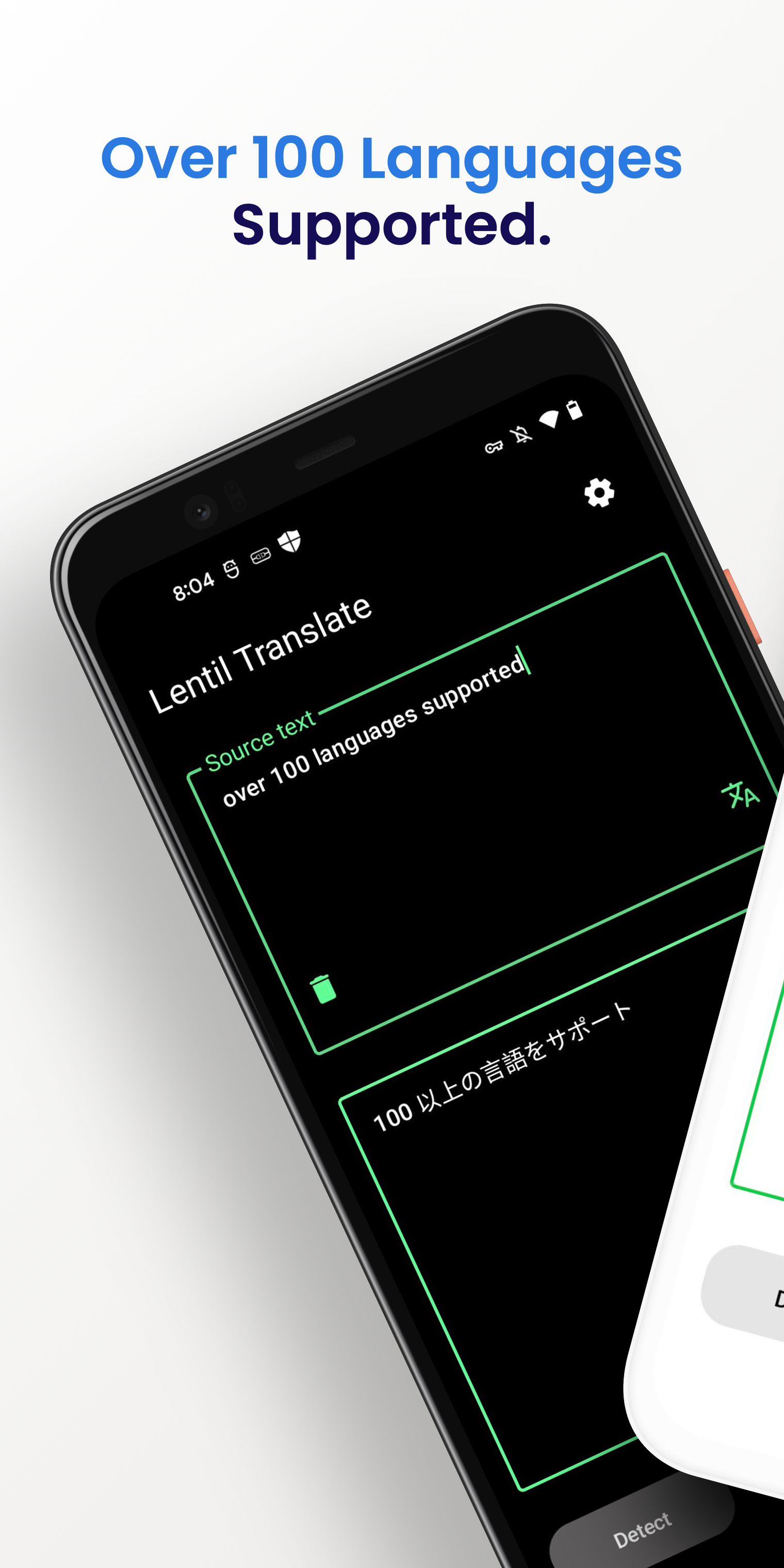 Screenshot of Lentil Translate