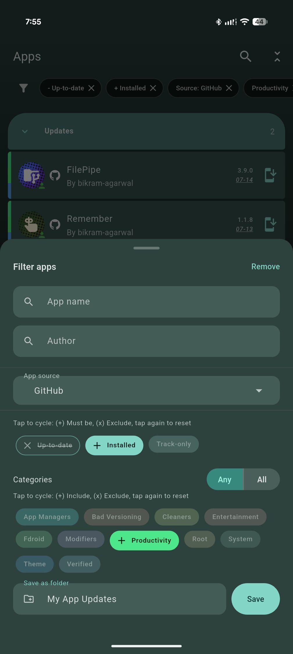 Screenshot of ObtainX