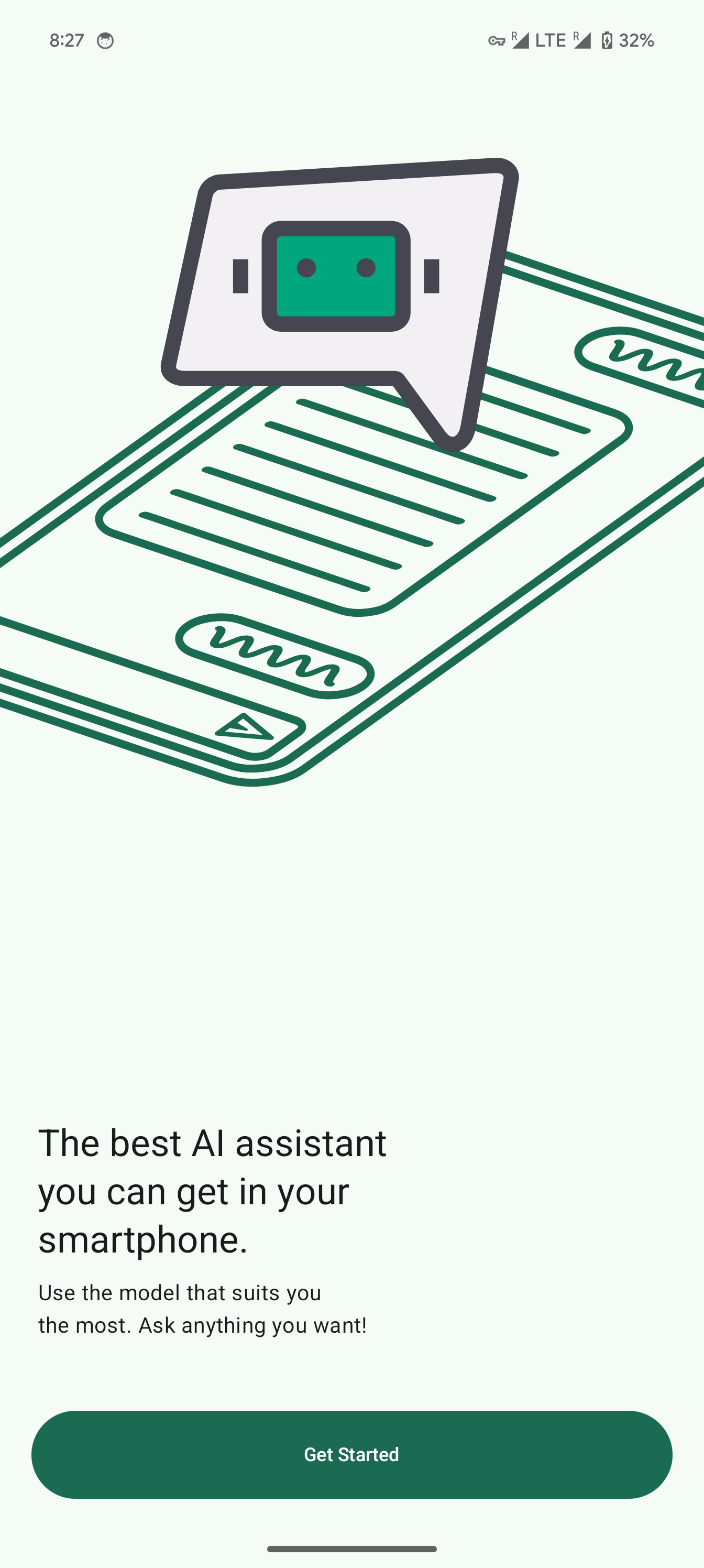 Screenshot of GPTMobile