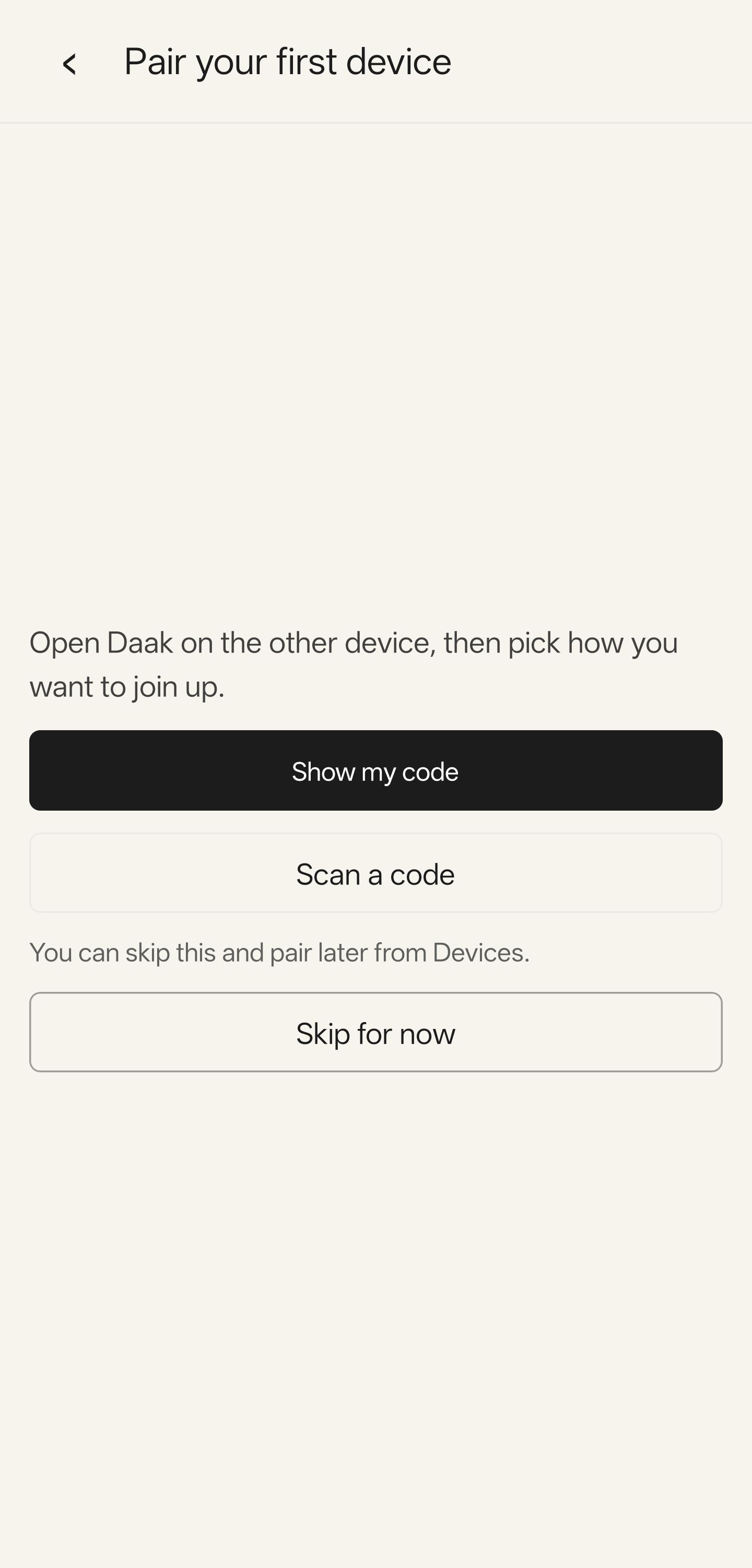 Screenshot of Daak