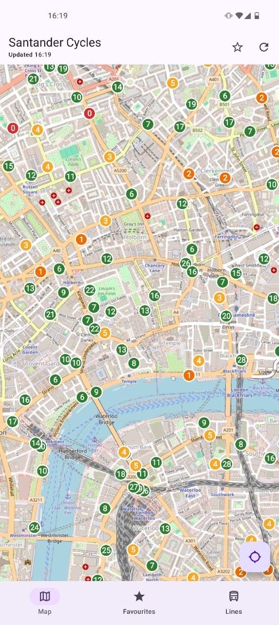 Screenshot of London Transport