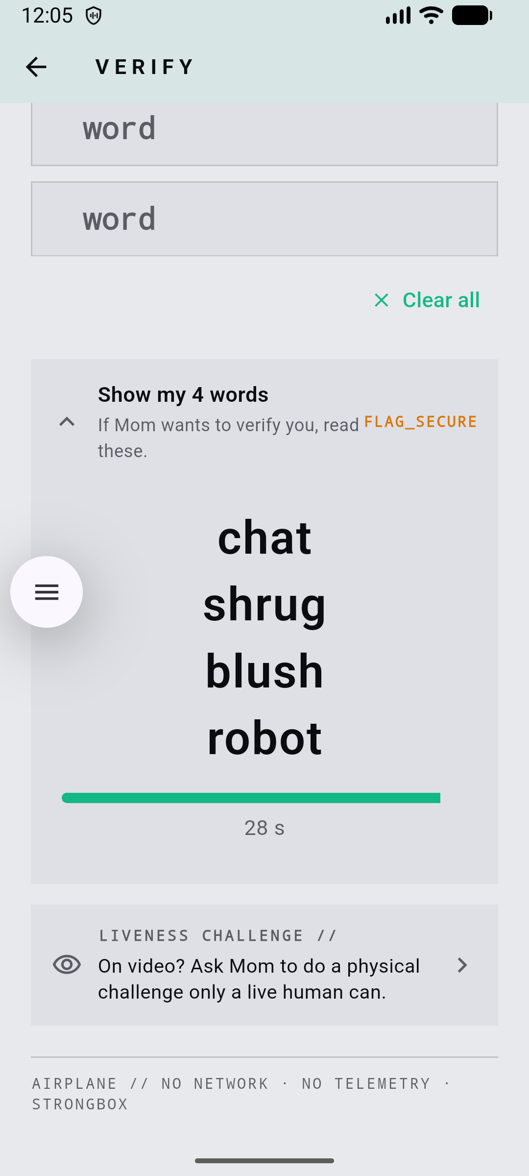 Screenshot of Signet