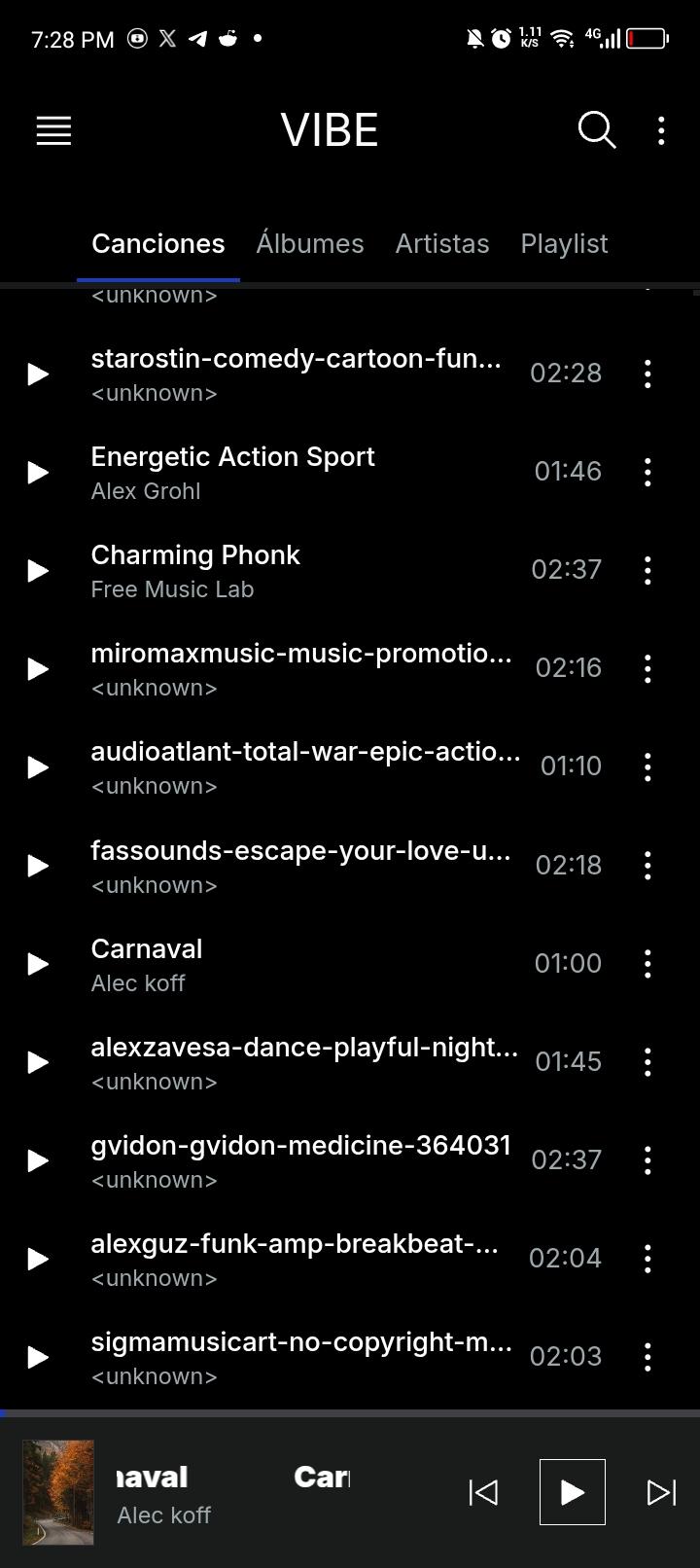 Screenshot of Vibe - Music Player
