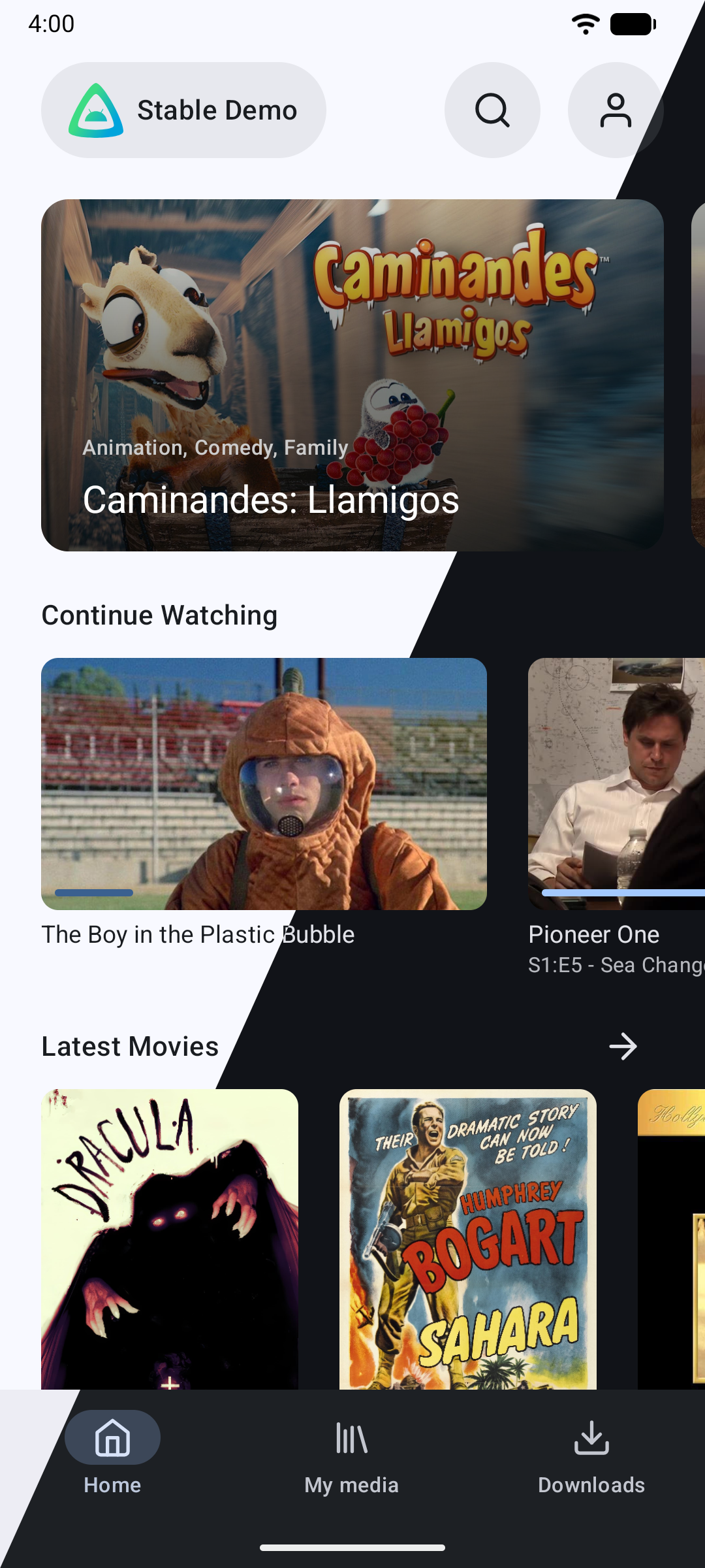 Screenshot of Findroid