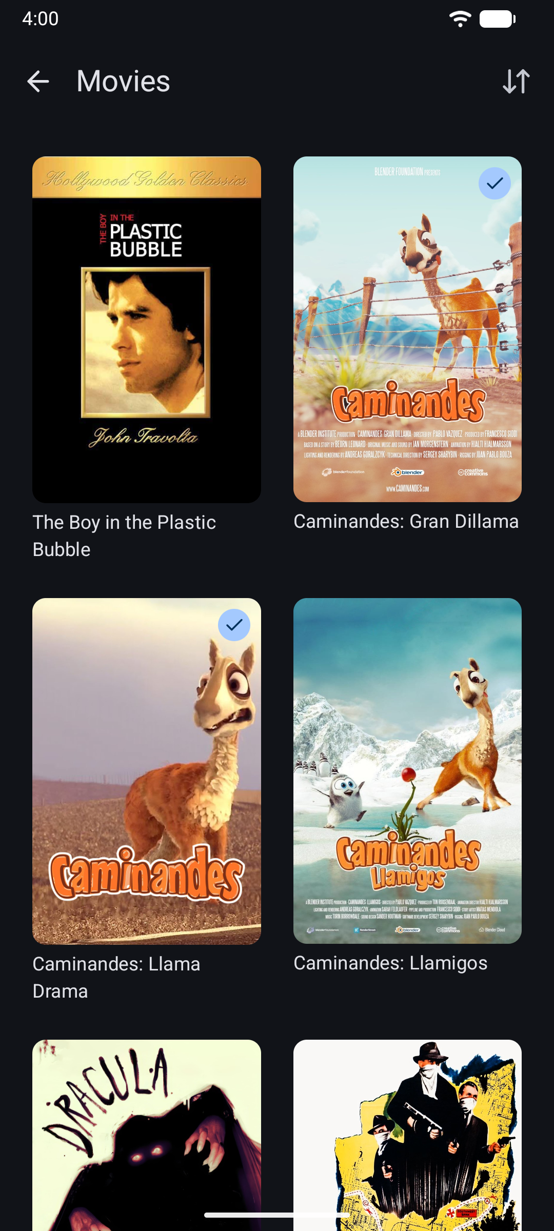 Screenshot of Findroid