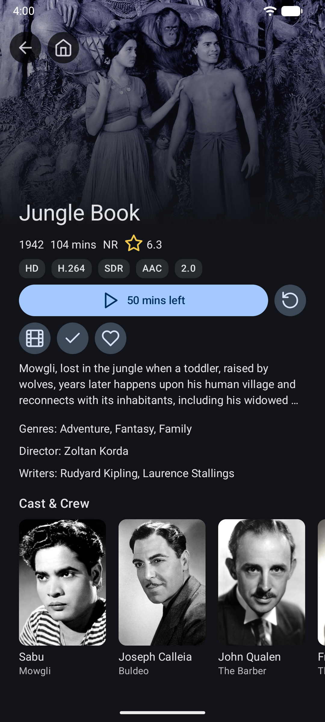 Screenshot of Findroid