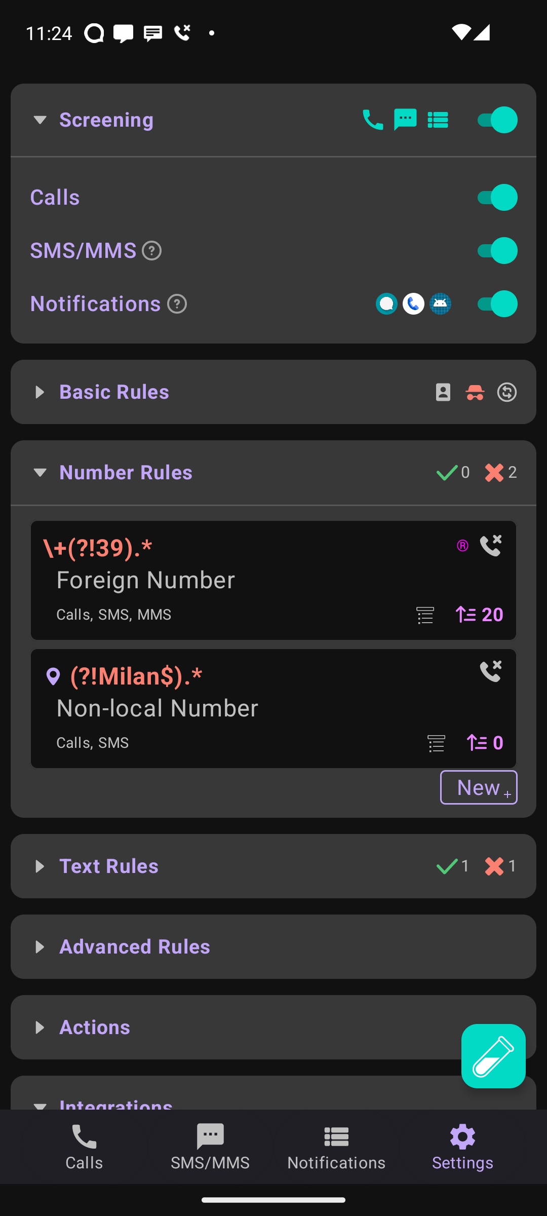 Screenshot of SpamBlocker Extended (Call/SMS/Notification)