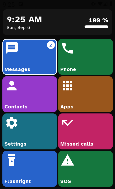 Screenshot of HomeTiles