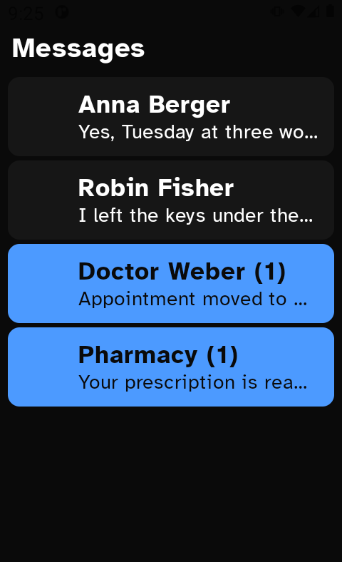 Screenshot of HomeTiles