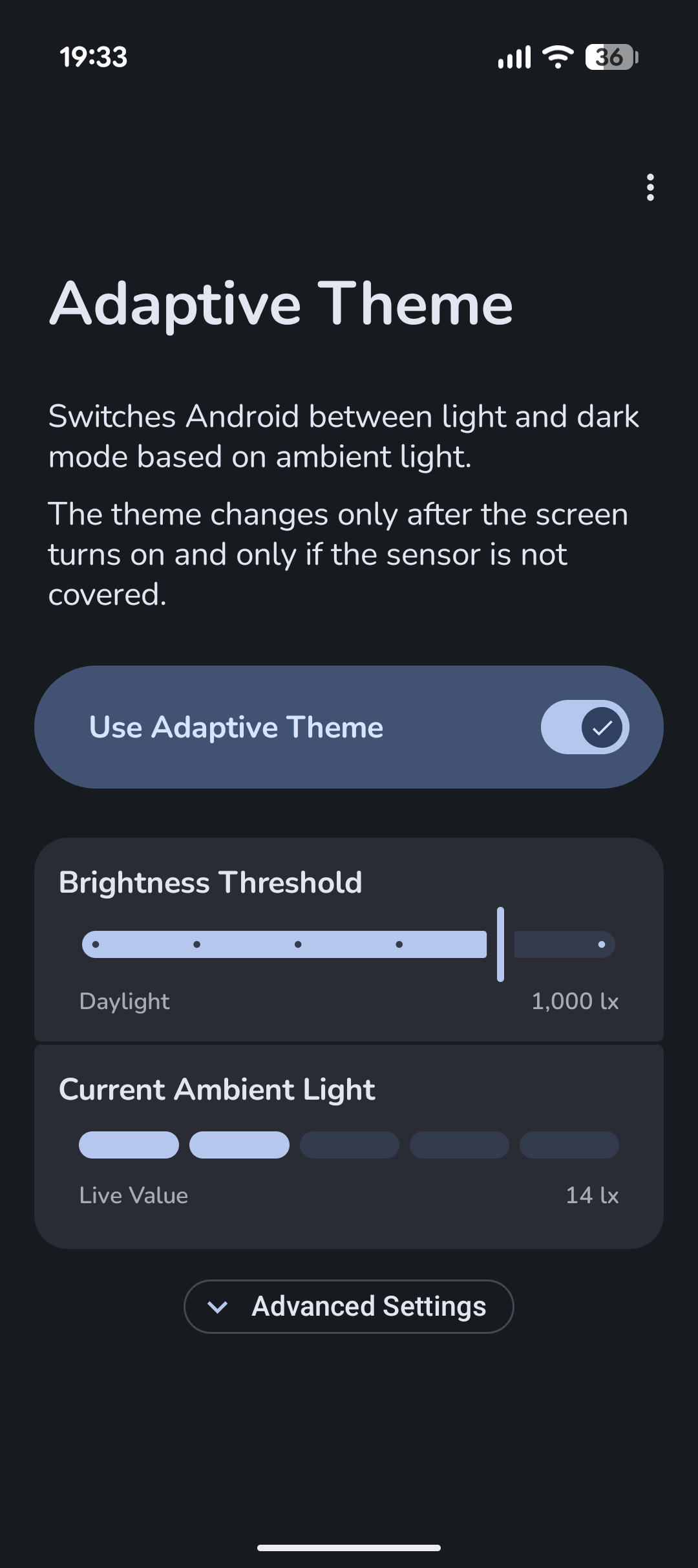 Screenshot of Adaptive Theme