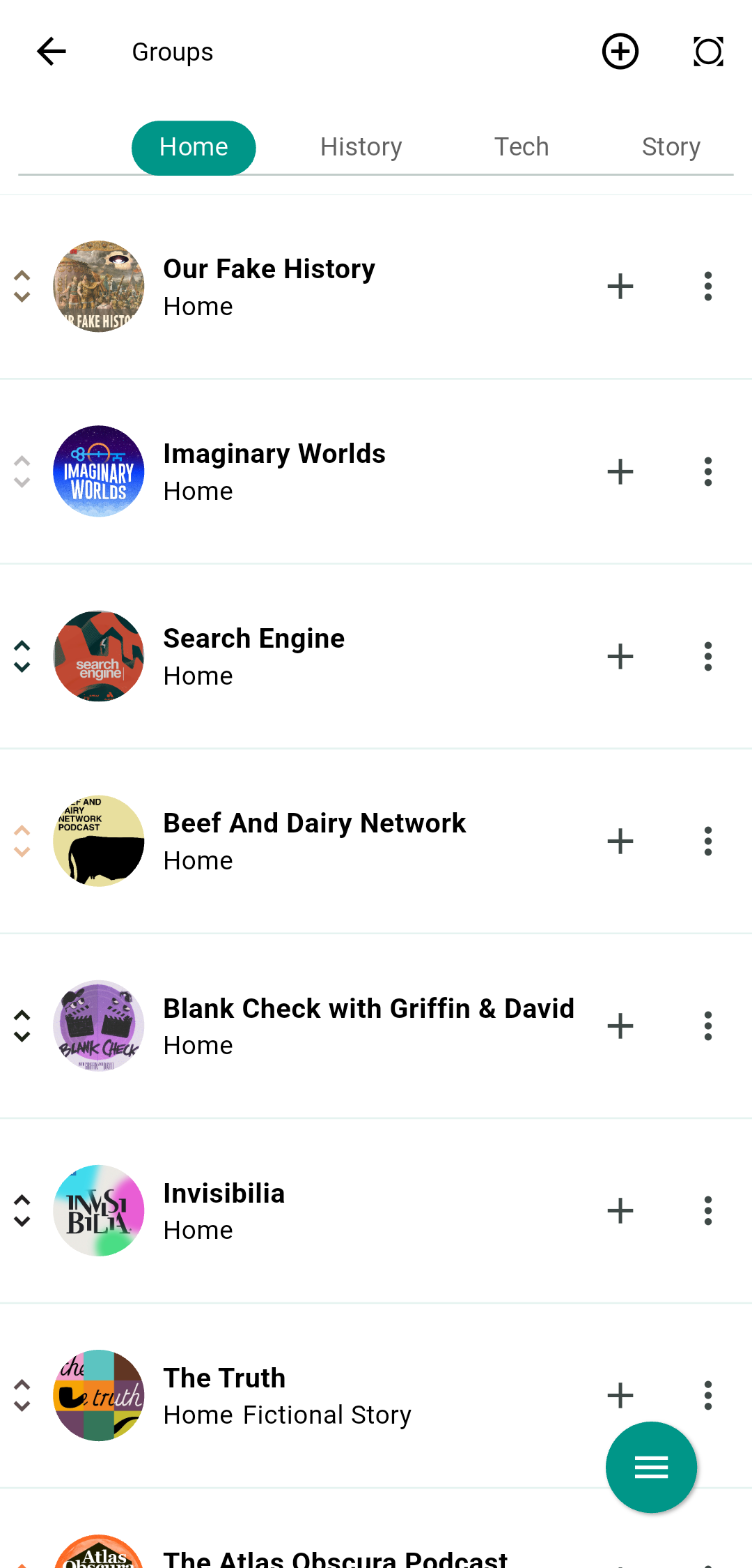 Screenshot of Tsacdop-Fork - Podcast Player