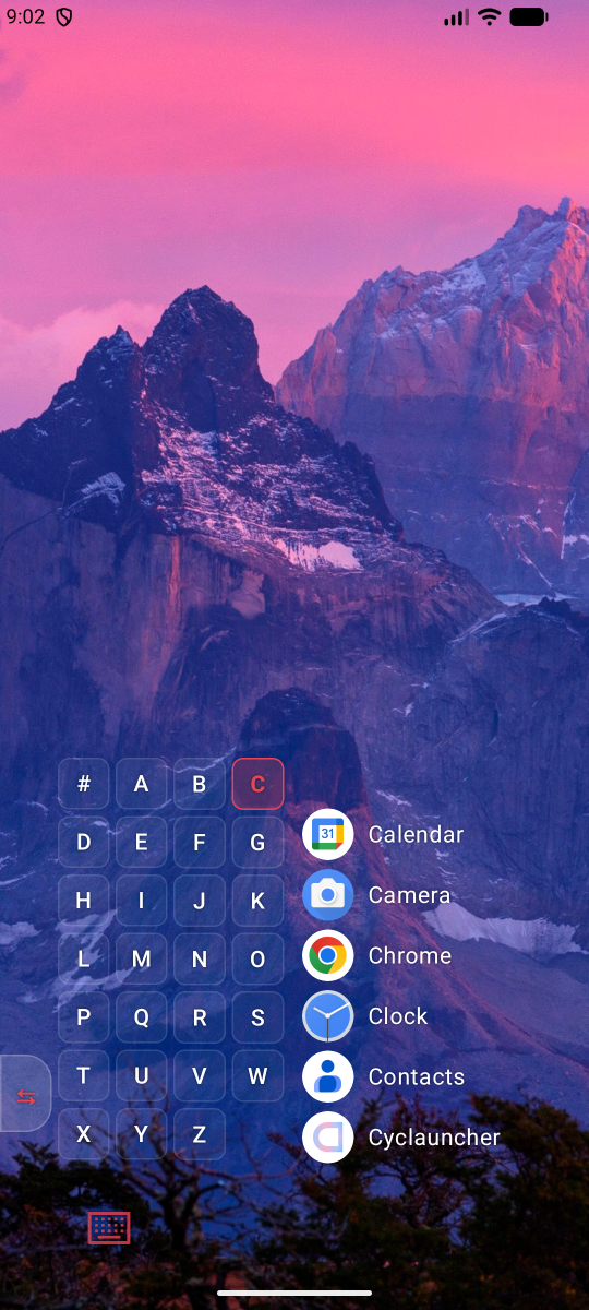 Screenshot of Cyclauncher