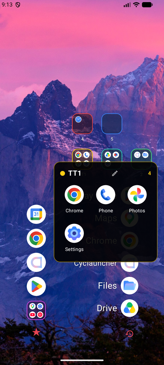 Screenshot of Cyclauncher