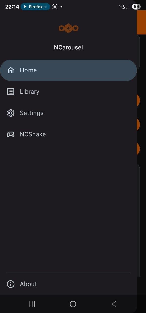 Screenshot of NCarousel