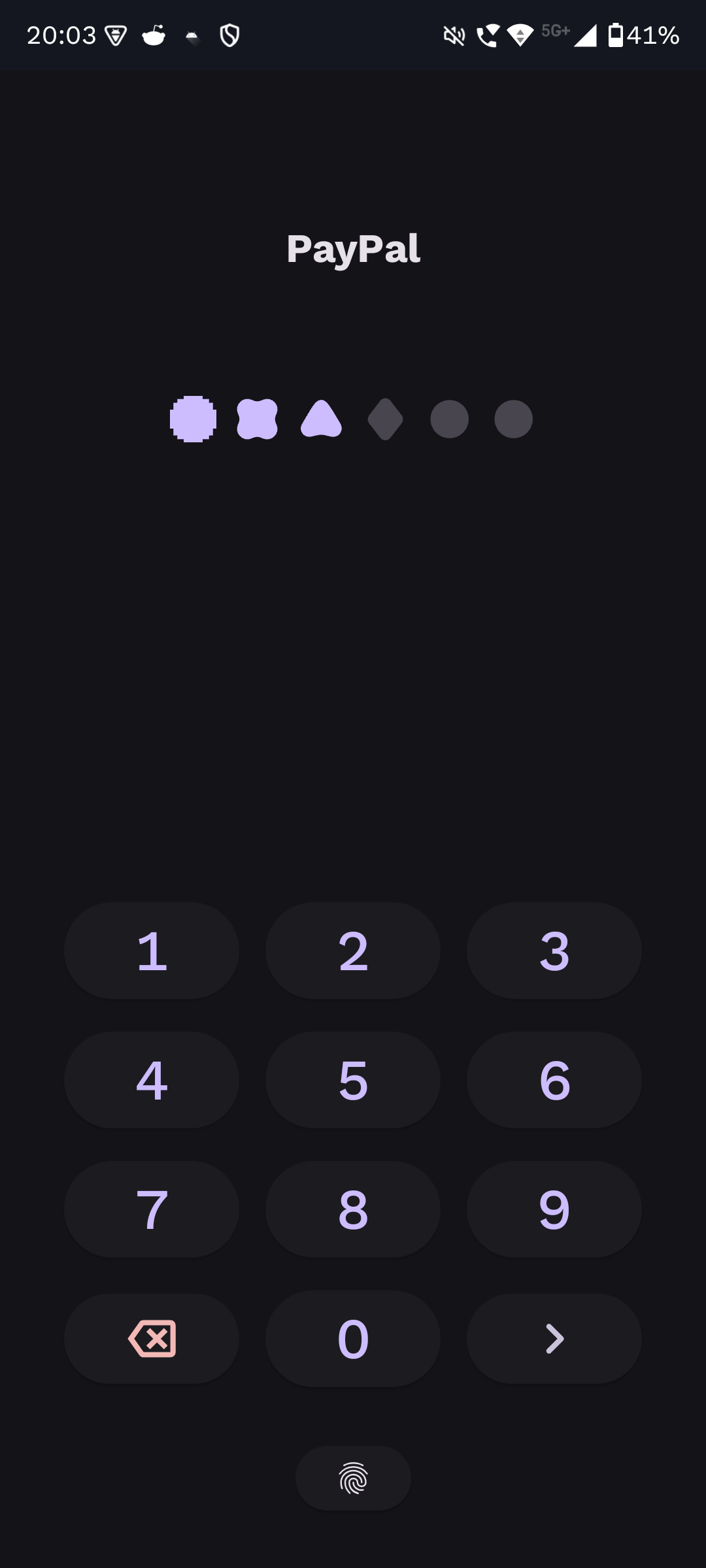 Screenshot of App Lock