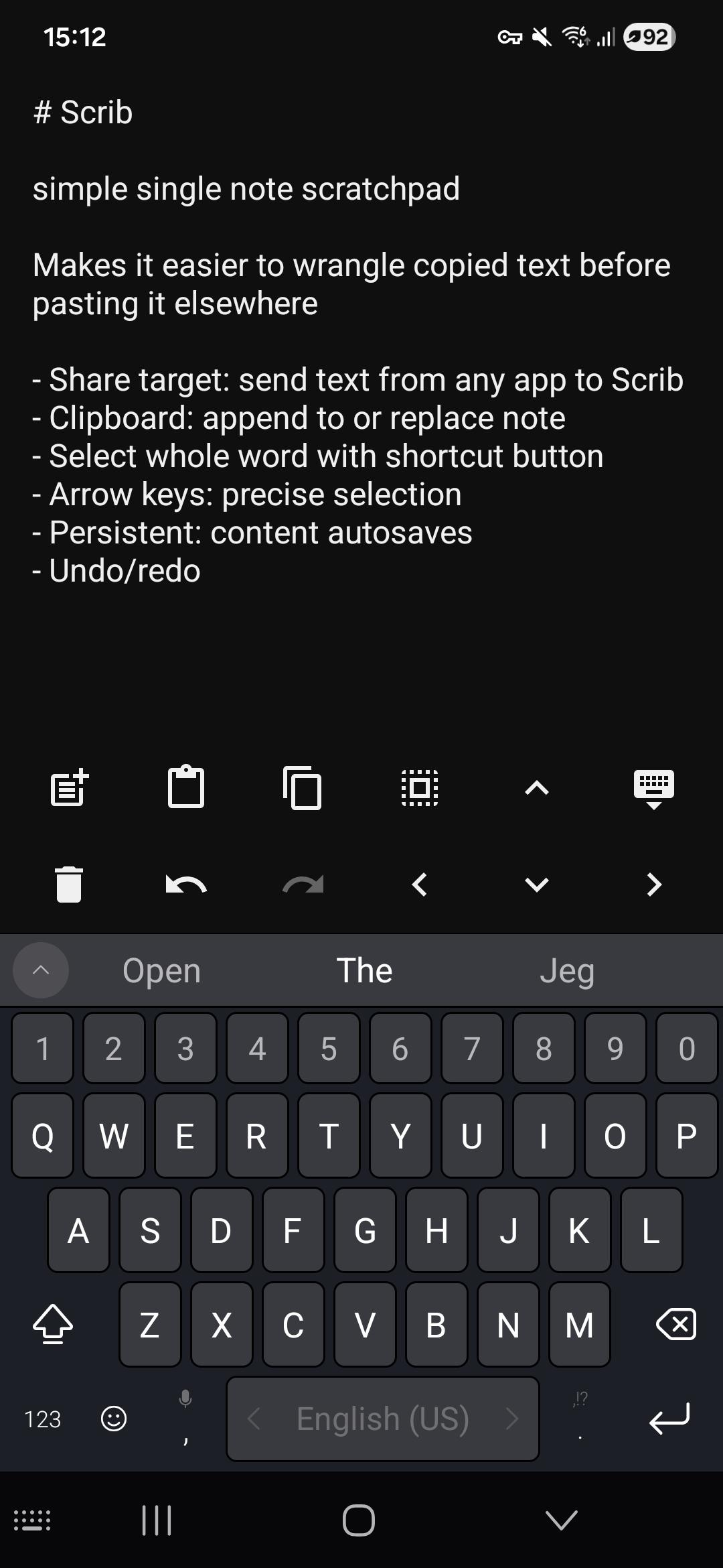 Screenshot of Scrib