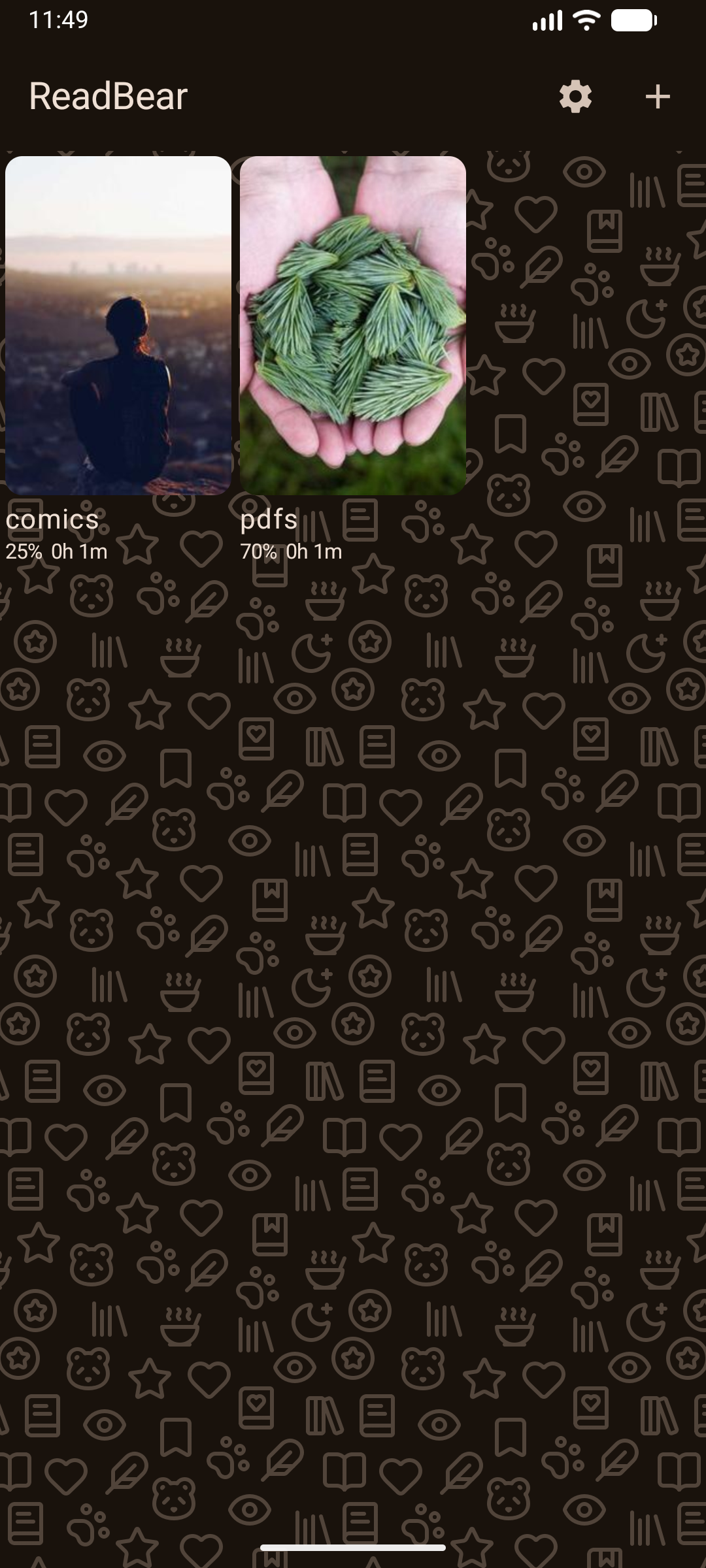 Screenshot of ReadBear