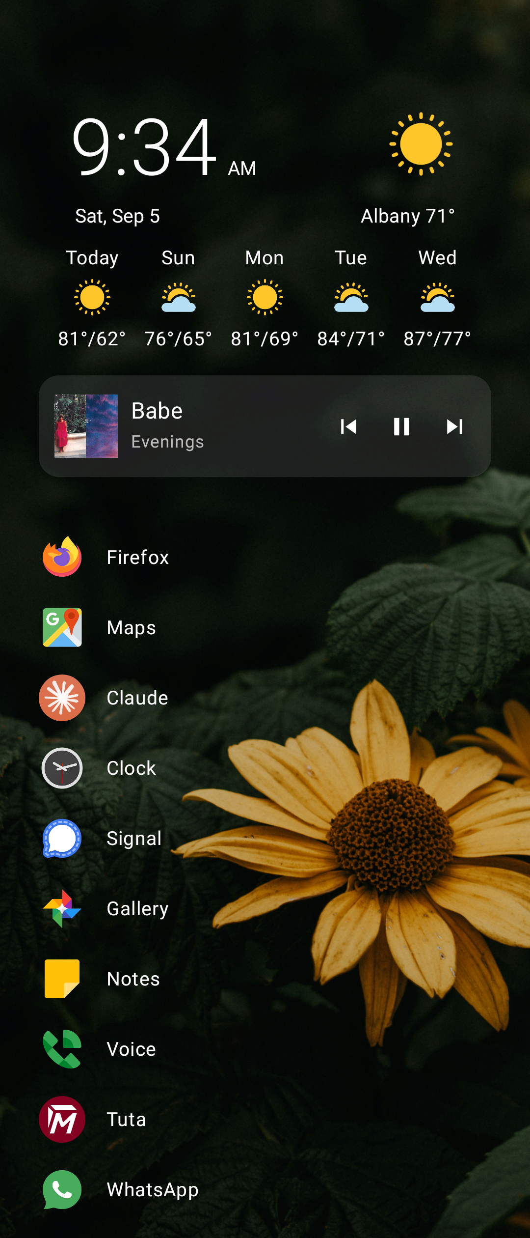 Screenshot of Victoria Launcher