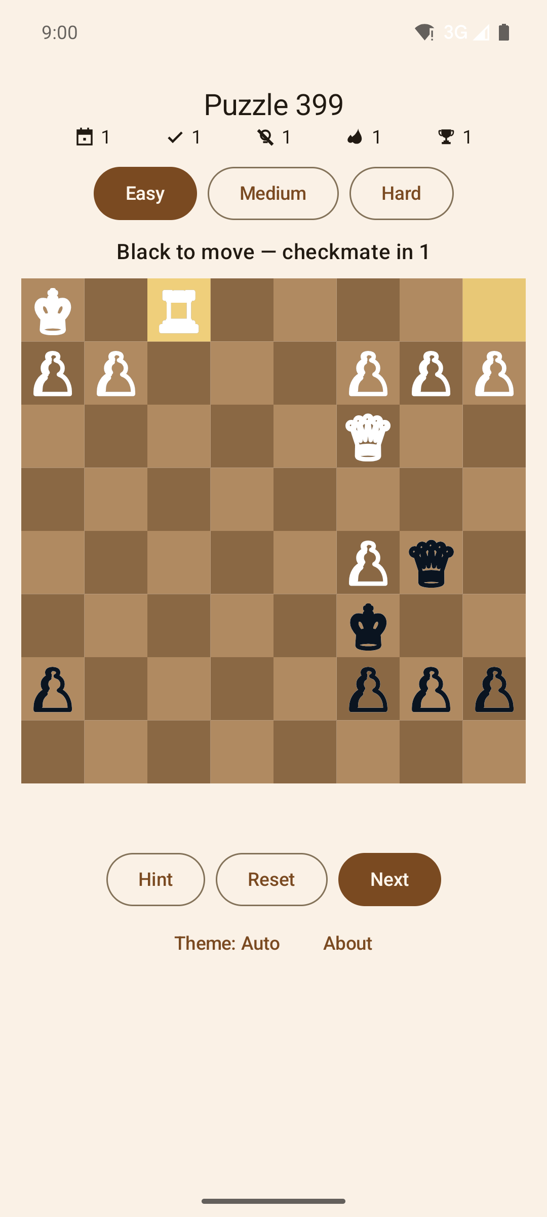 Screenshot of Chess Puzzles