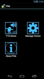 Screenshot of Flite TTS Engine