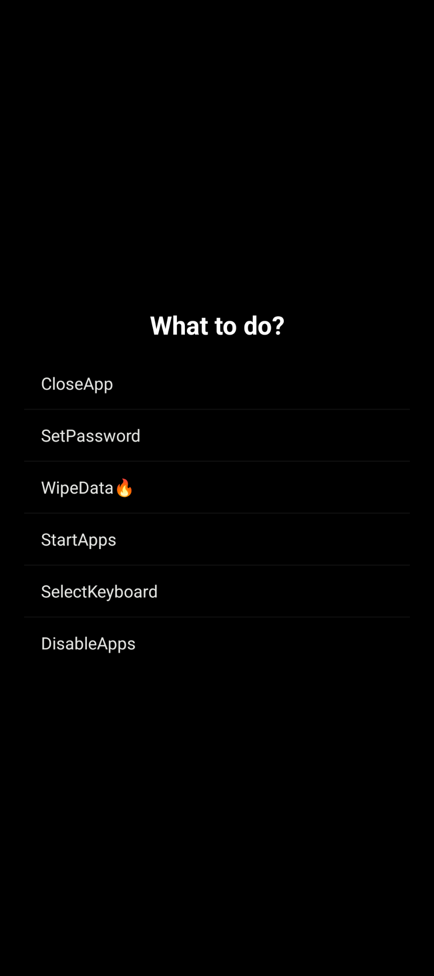 Screenshot of EphemeralWorkProfile