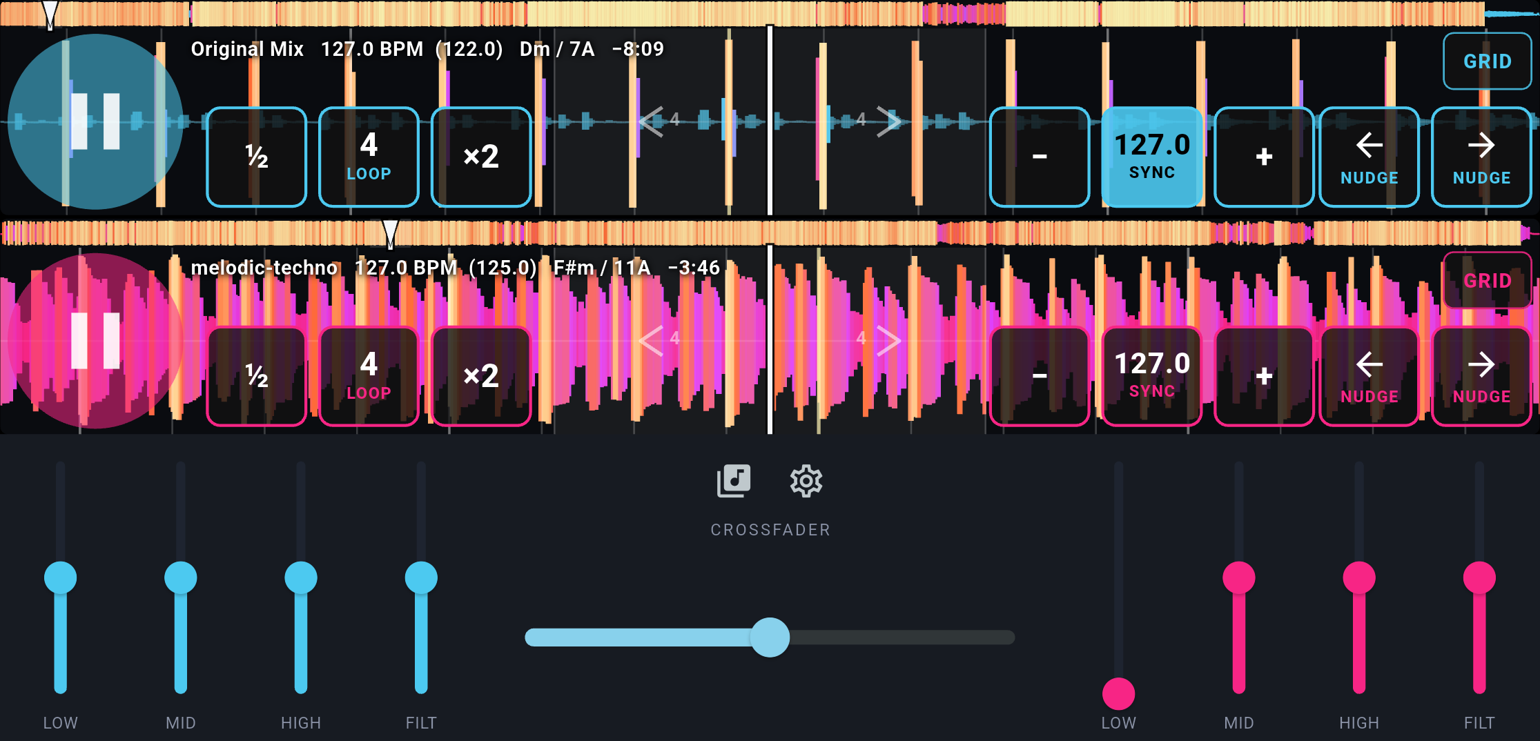 Screenshot of SideDeck