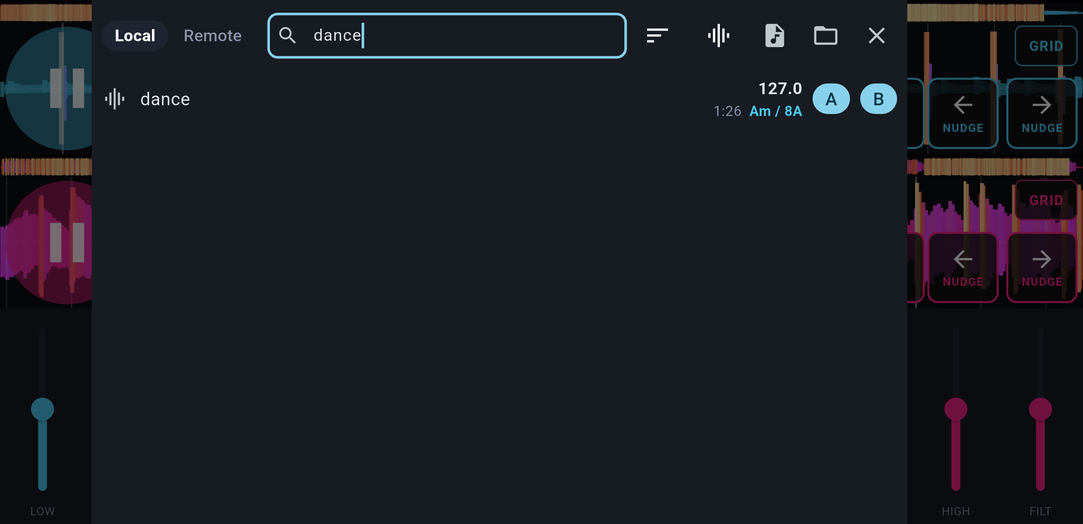 Screenshot of SideDeck