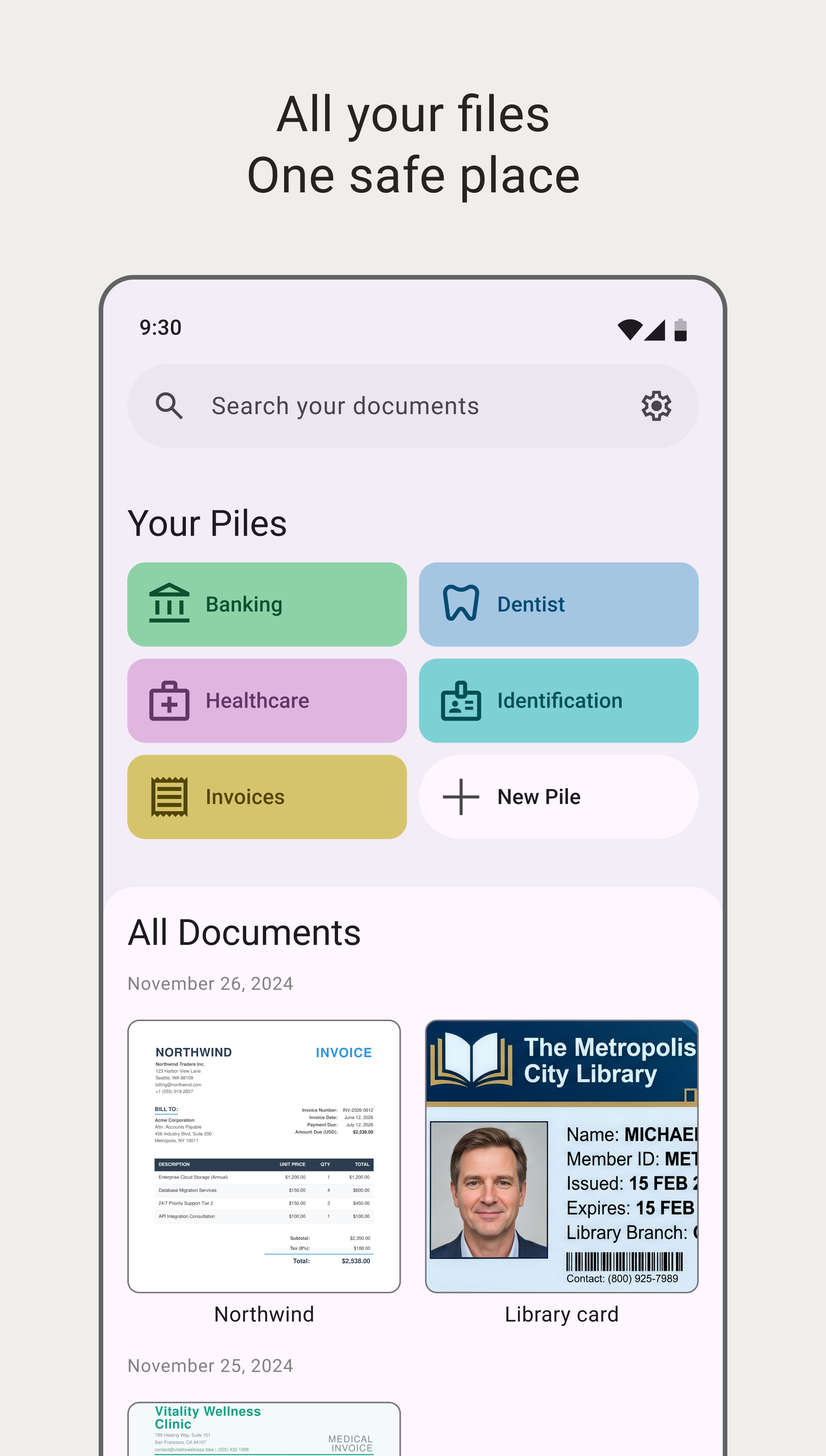Screenshot of Pile