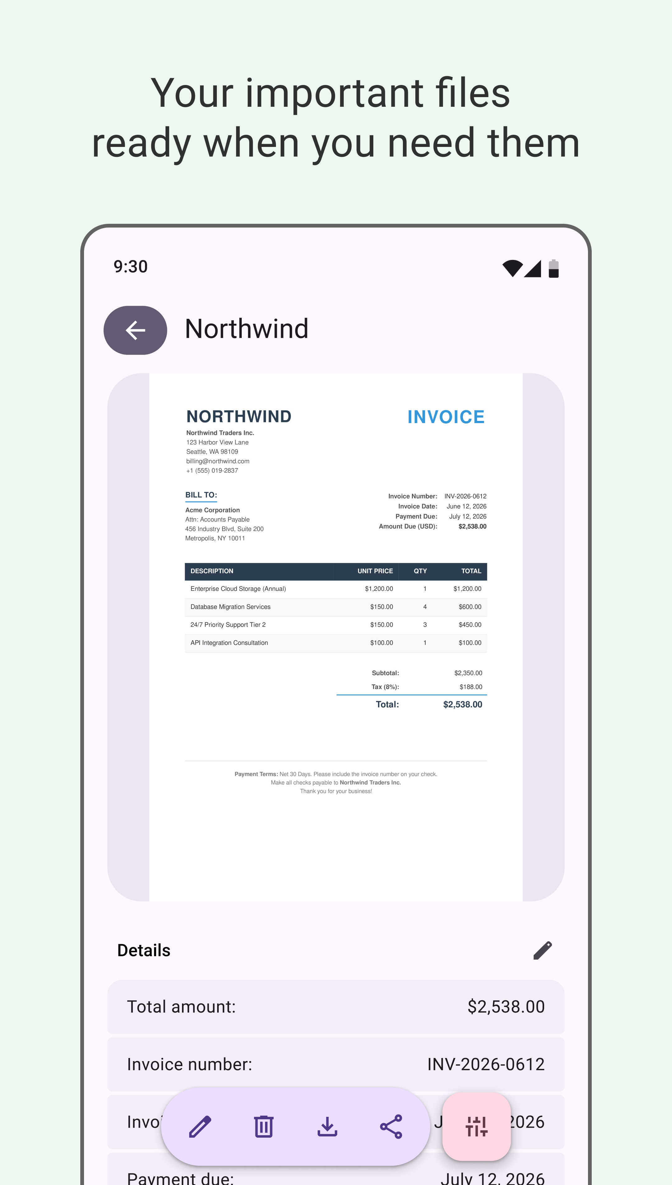 Screenshot of Pile