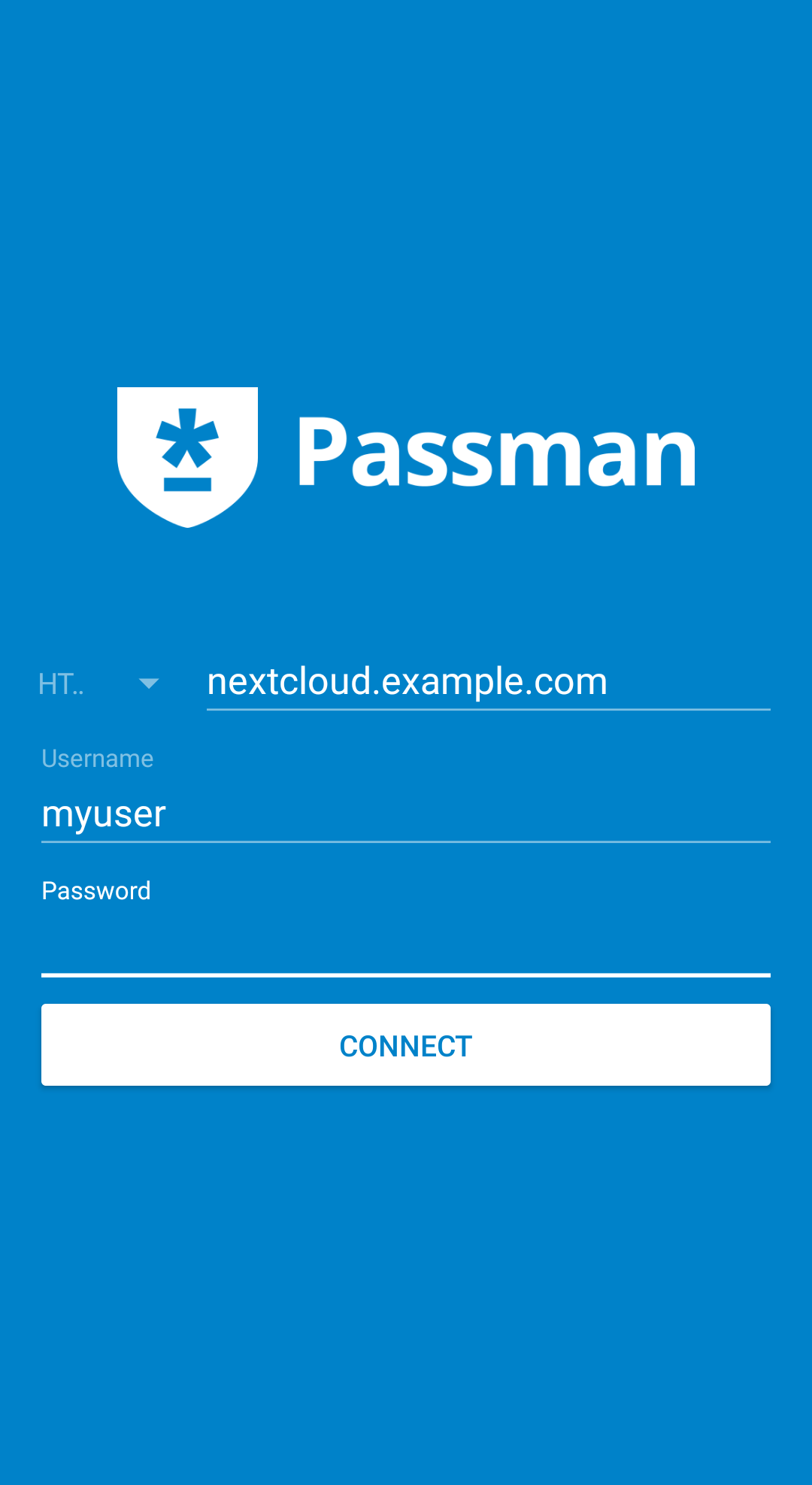 Screenshot of Passman