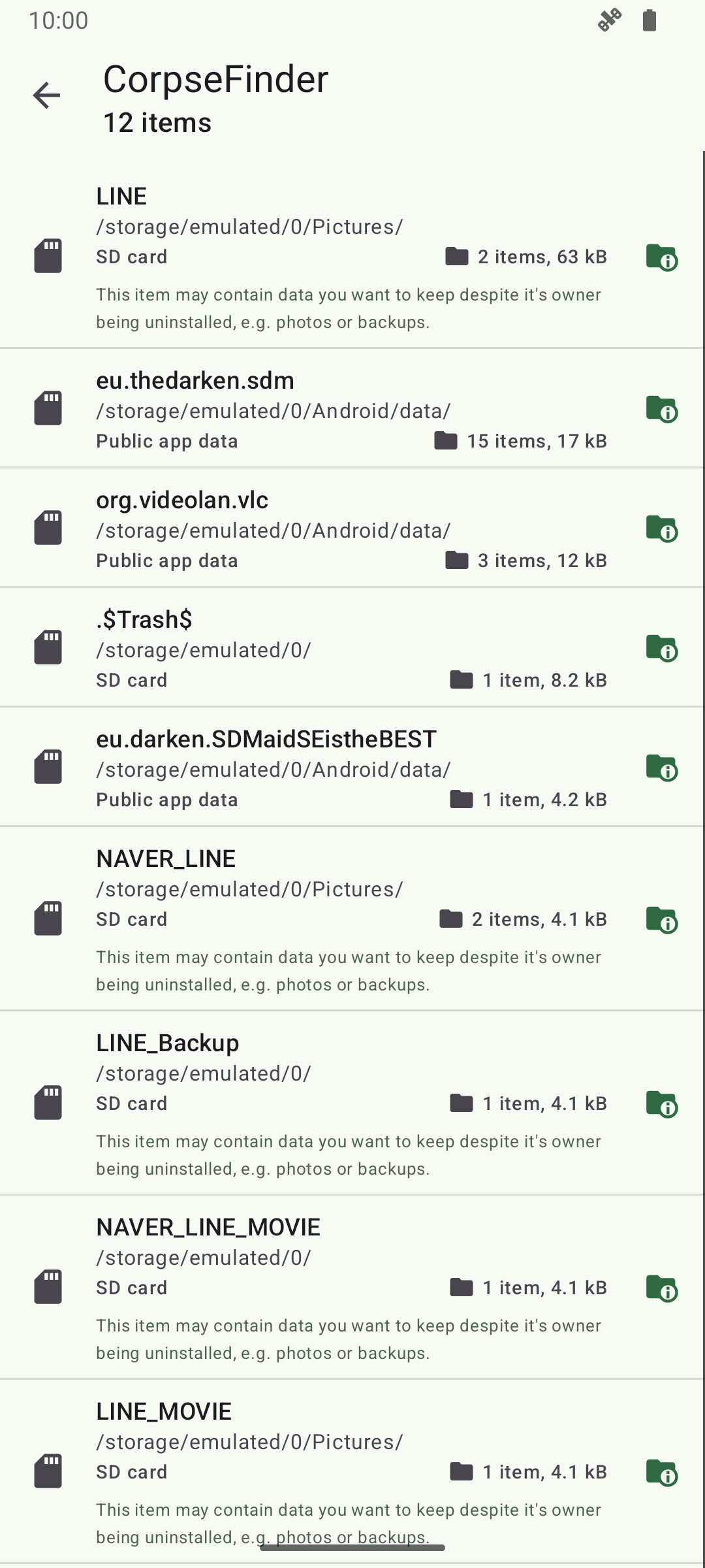 Screenshot of SD Maid 2/SE - System Cleaner