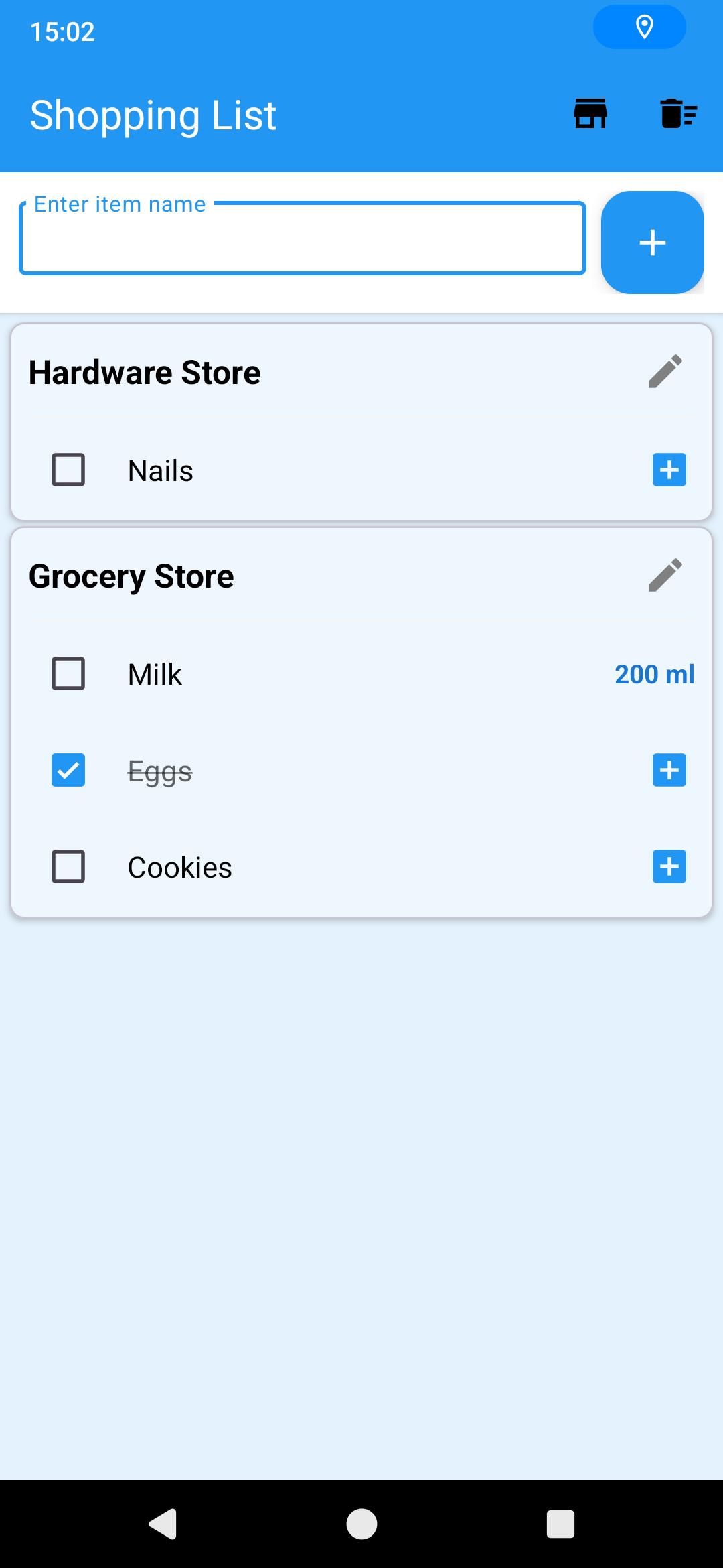 Screenshot of Shopt