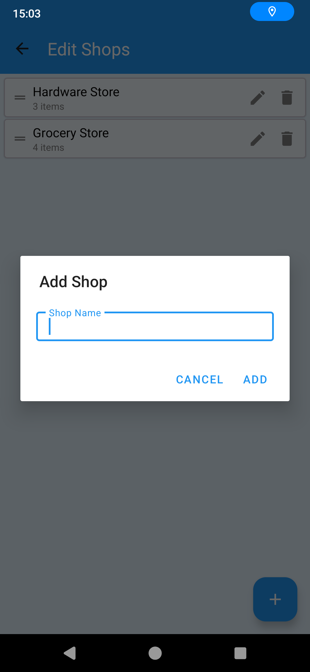 Screenshot of Shopt