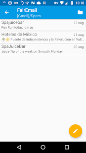Screenshot of FairEmail