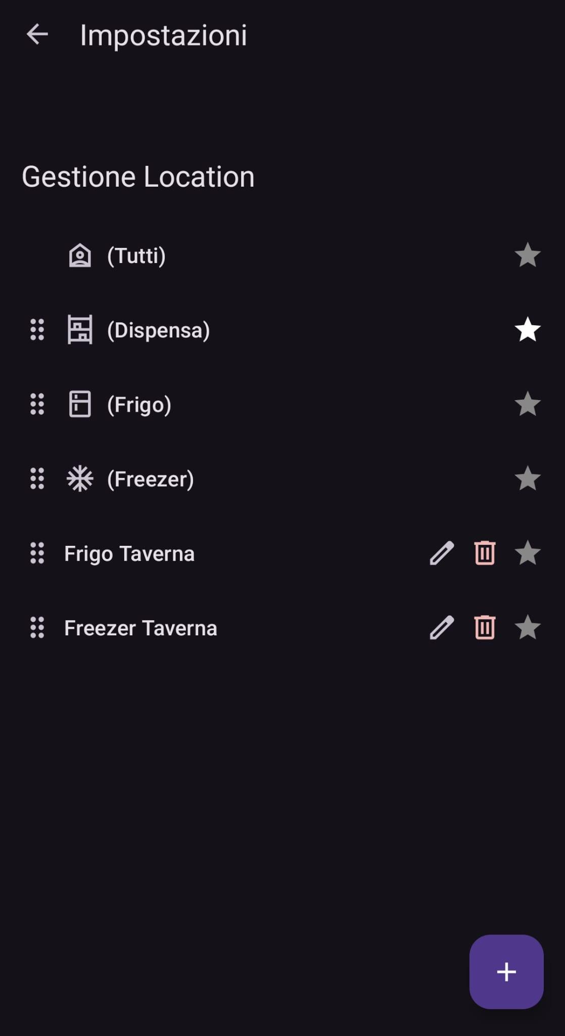 Screenshot of Pantry