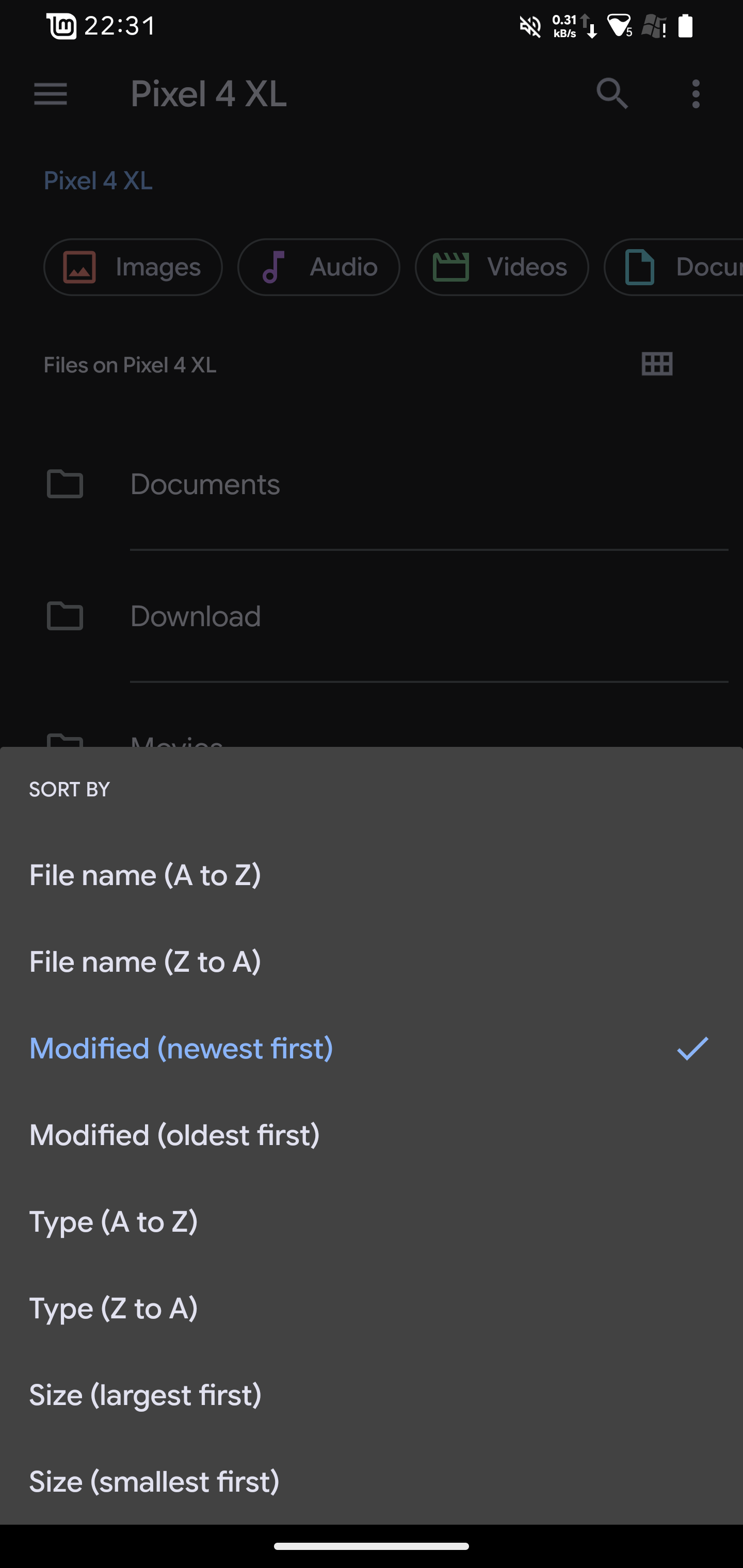 Screenshot of Remember My Sort