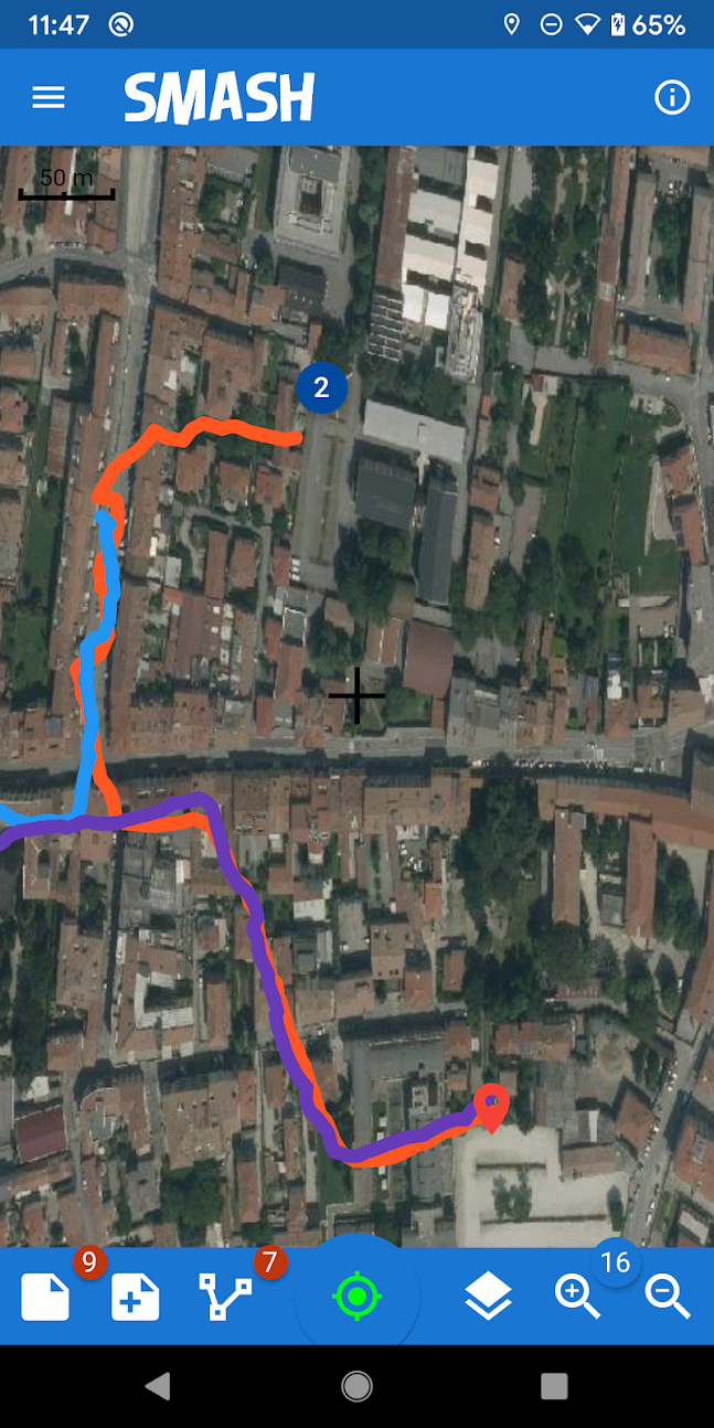 Screenshot of SMASH — Smart Mobile App for Surveyor's Happiness