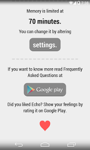 Screenshot of Echo