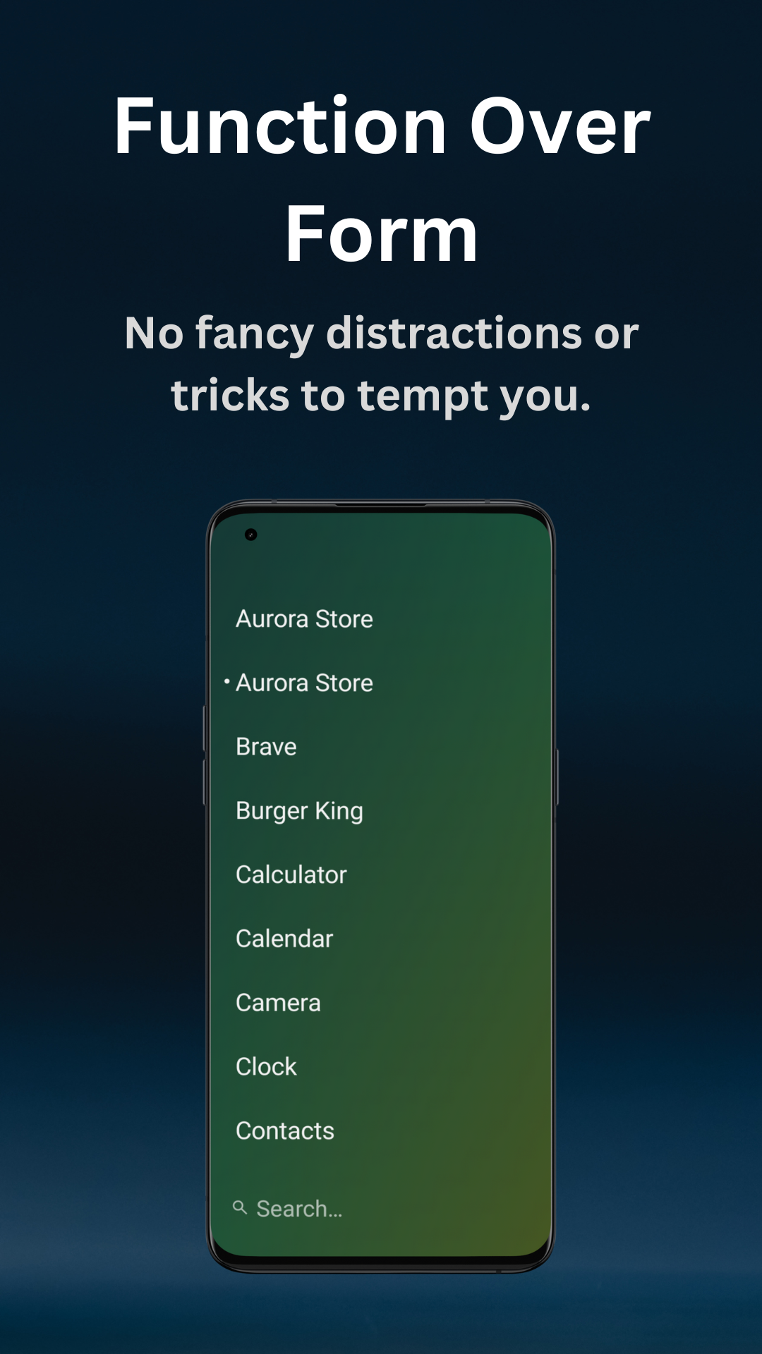 Screenshot of YAM Launcher