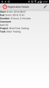 Screenshot of WorkTime